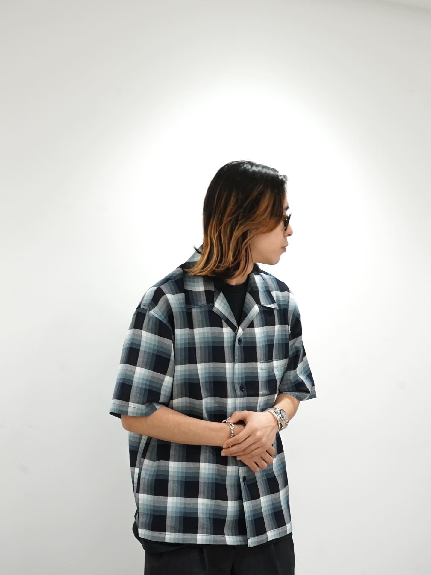 Short sleeve Rayon check shirt