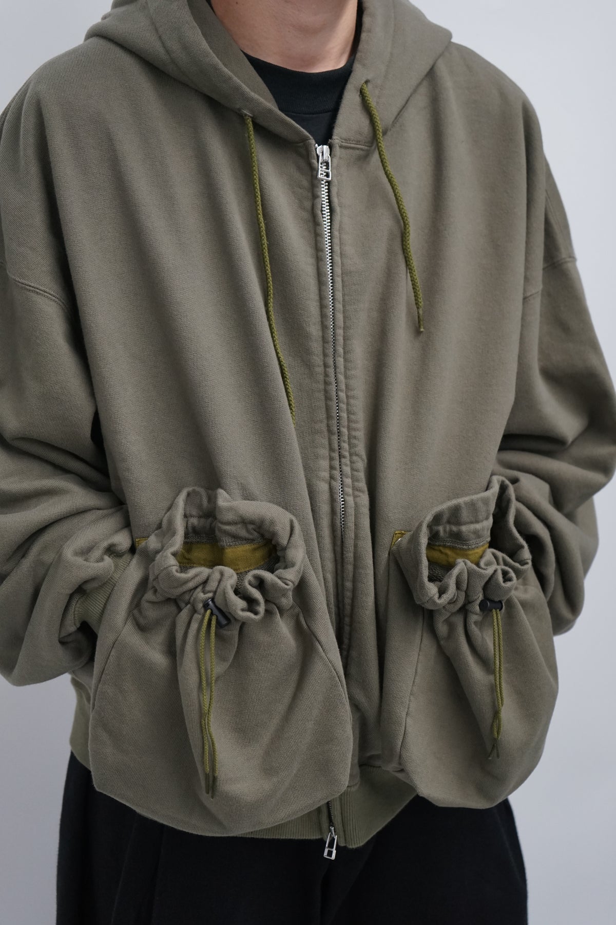 "KINCHAKU" ZIPUP HOODIE