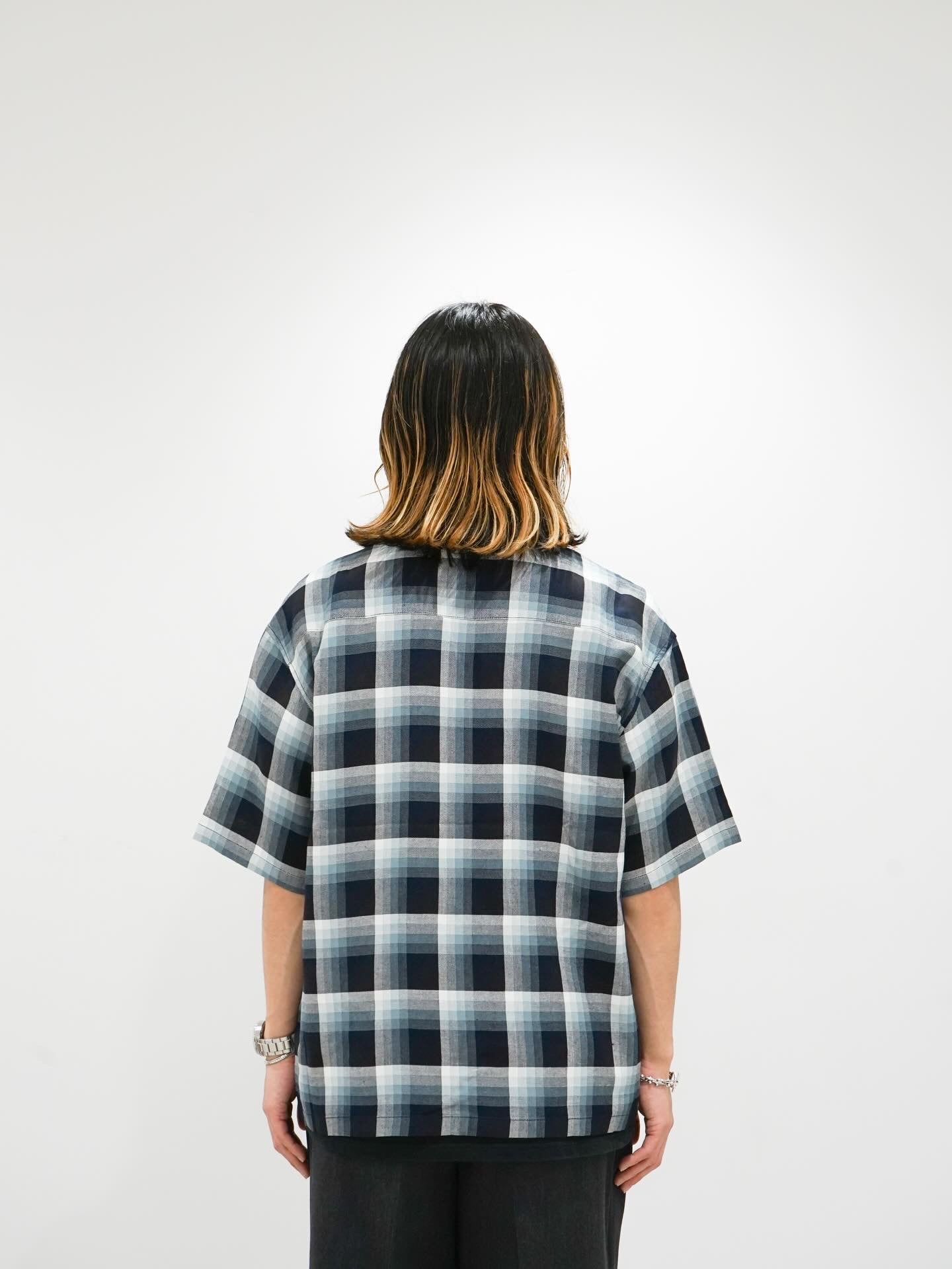 Short sleeve Rayon check shirt