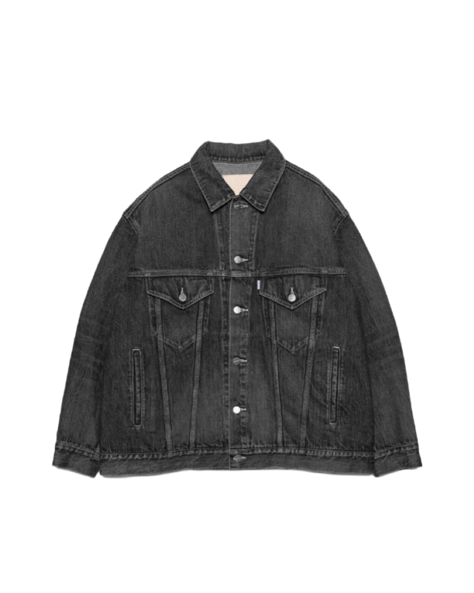 Selvage Denim Trucker Jacket(DARK FADE)