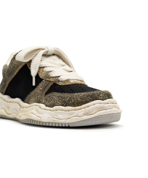 WAYNE / OG Sole Mix Material Low-top Sneaker