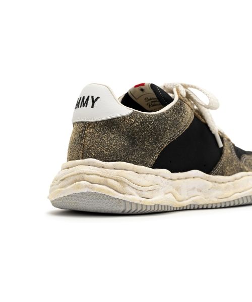WAYNE / OG Sole Mix Material Low-top Sneaker