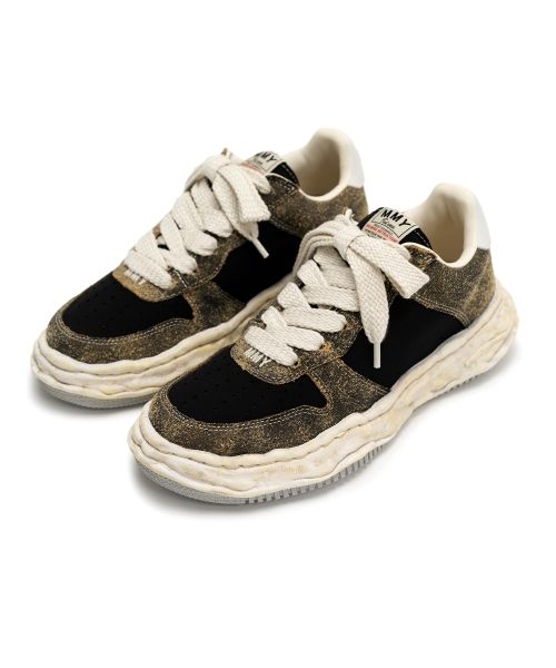 WAYNE / OG Sole Mix Material Low-top Sneaker