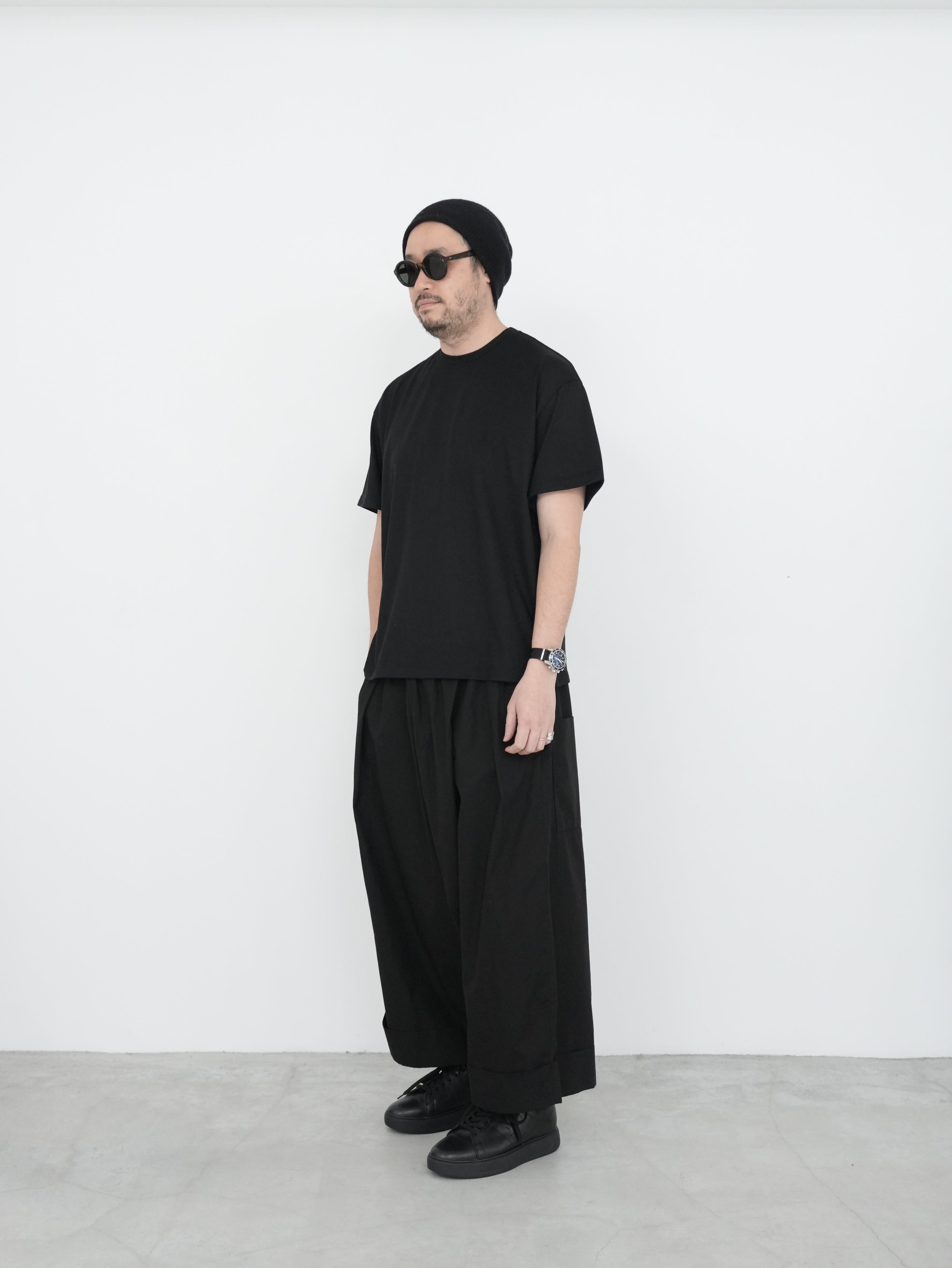 THE BAKER TROUSER / POPLIN FLINT(BLACK)