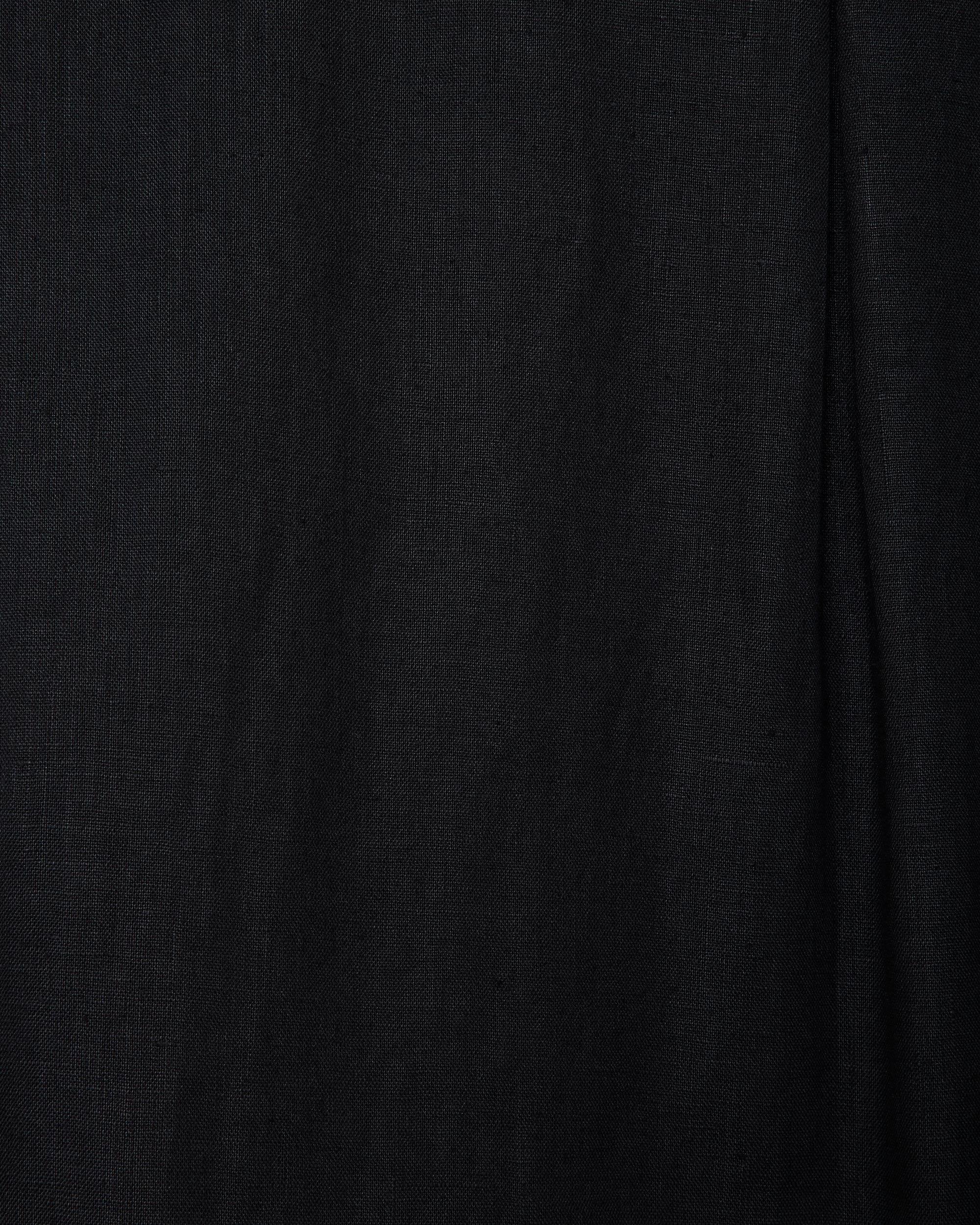 Hemp Shirting Double Pleated Easy Trousers