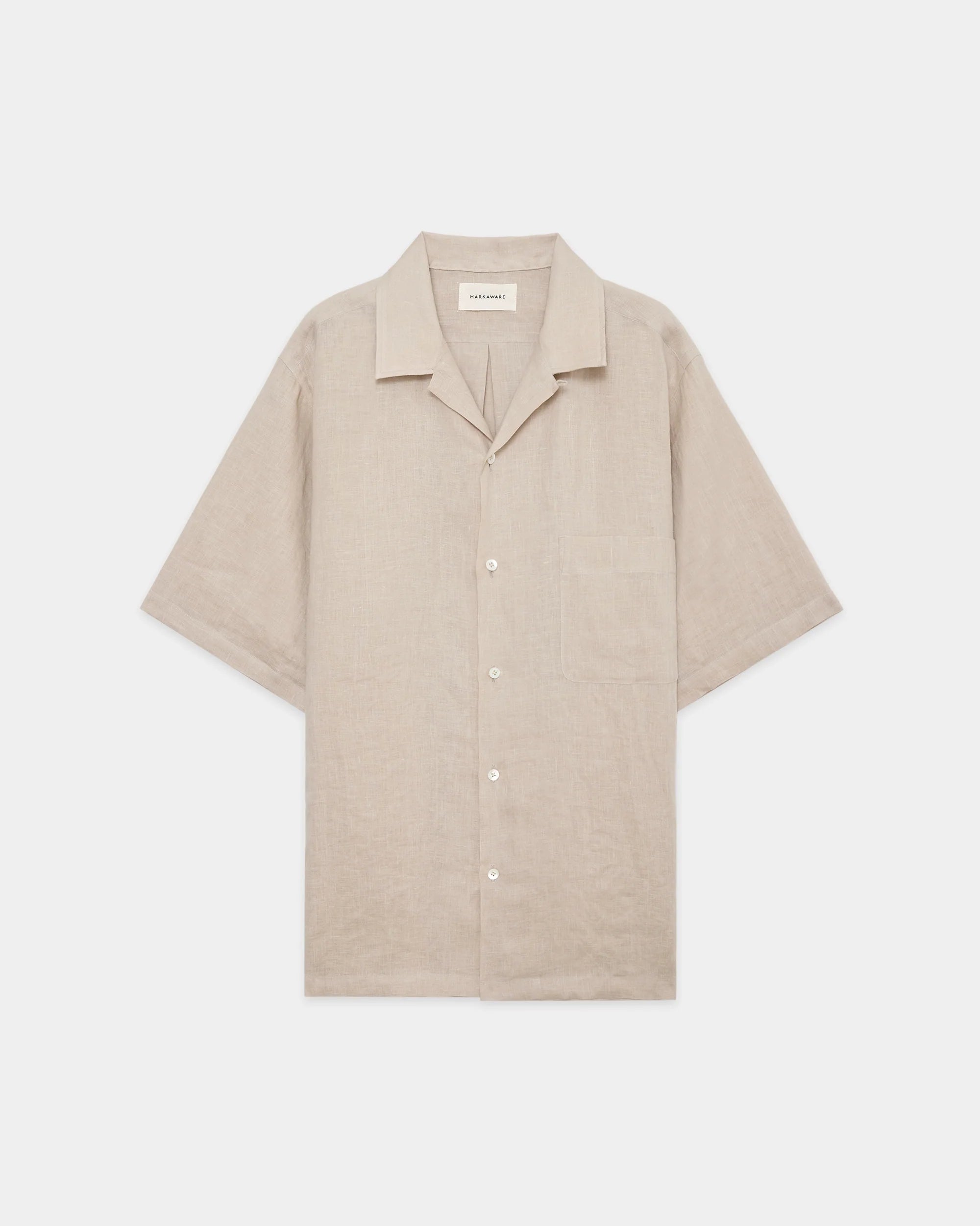 【5/23発売】HEMP SHIRTING NEW OPEN COLLAR S/S SHIRT