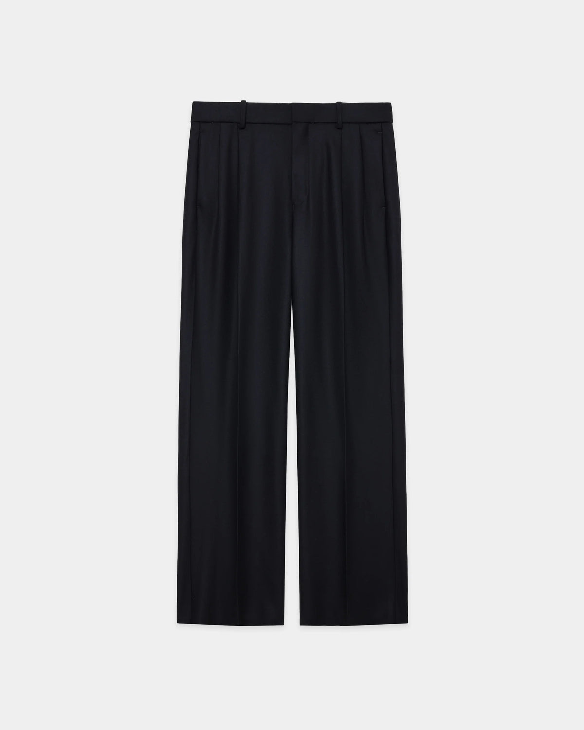 【10/8(木)発売】2/2/96 WOOL FLANNEL DOUBLE PLEATED STRAIGHT TROUSERS