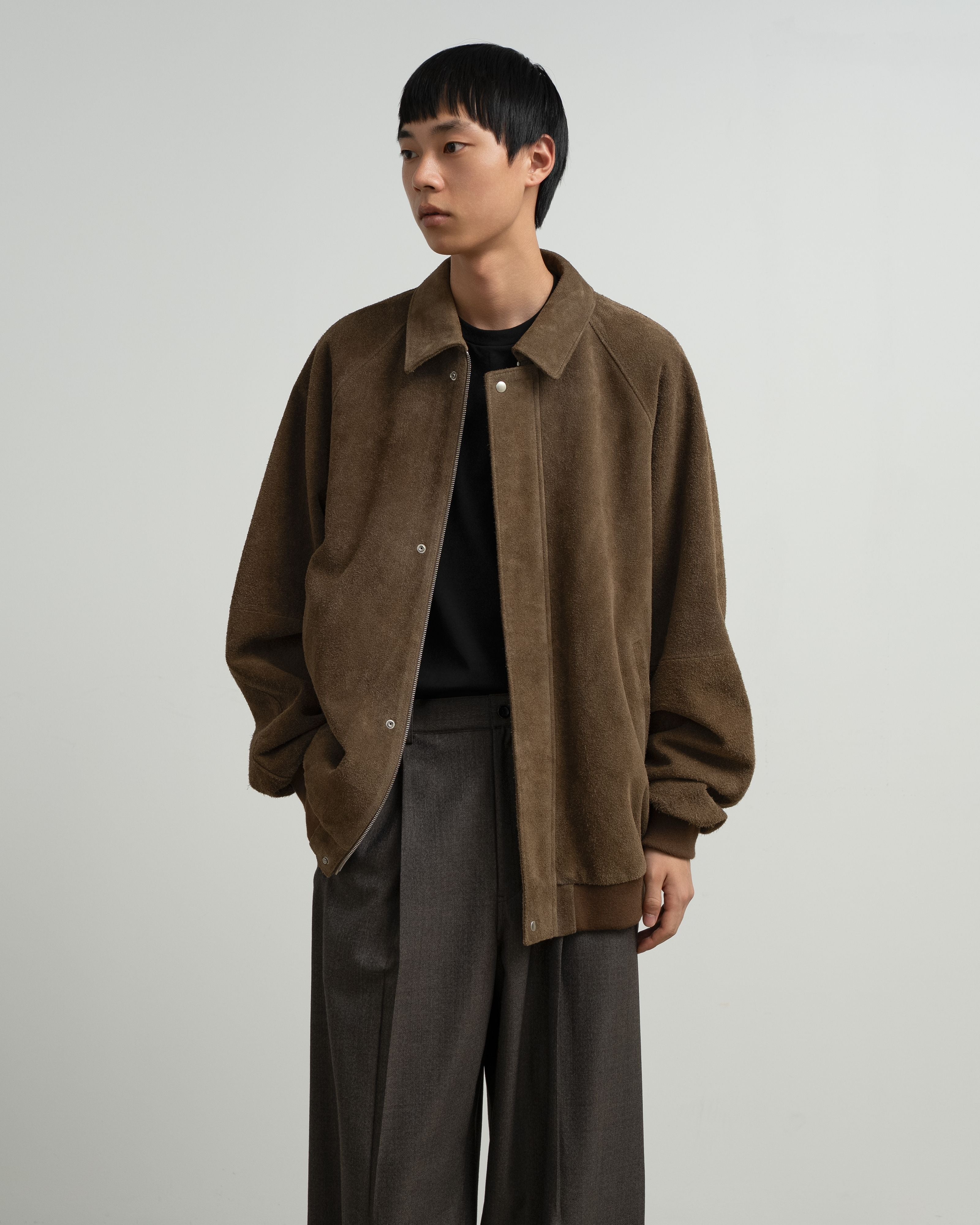 【8/29(土)発売】Hairy Suede Raglan Blouson