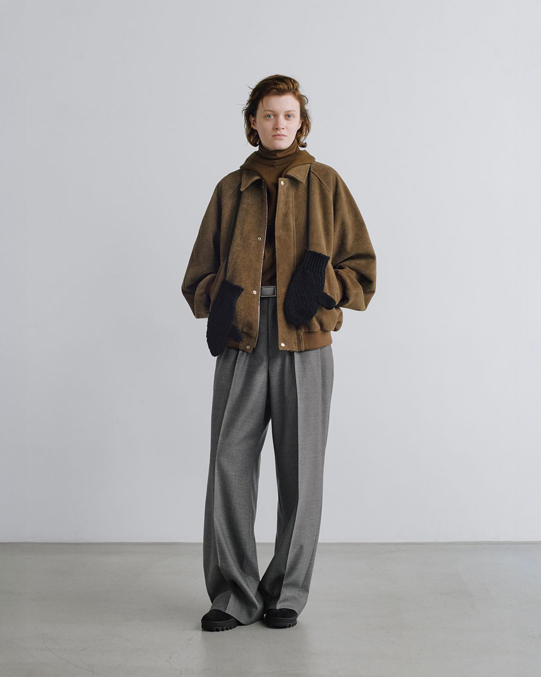 【8/29(土)発売】Hairy Suede Raglan Blouson