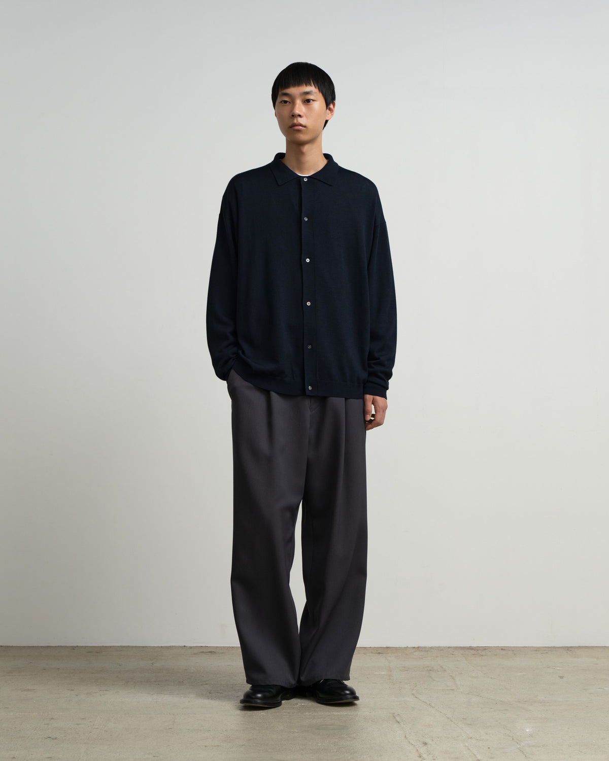 【9/5(土)発売】High Gauge Oversized L/S Knit Shirts (basic)