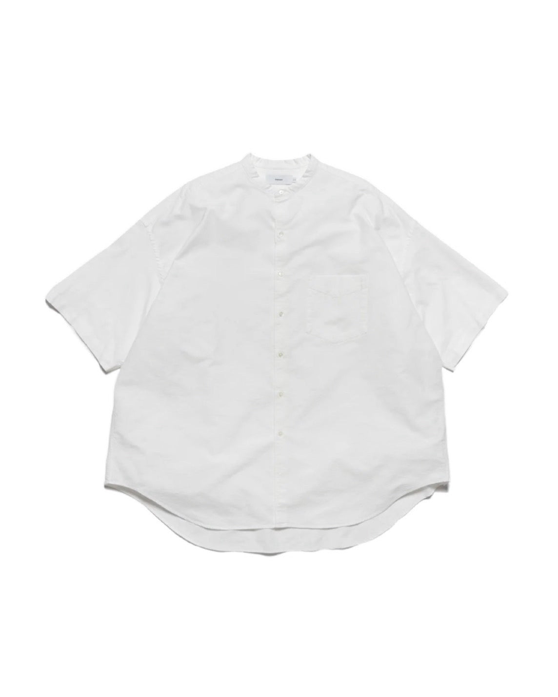 【5/23(土)発売】Oxford S/S Oversized Band Collar Shirt