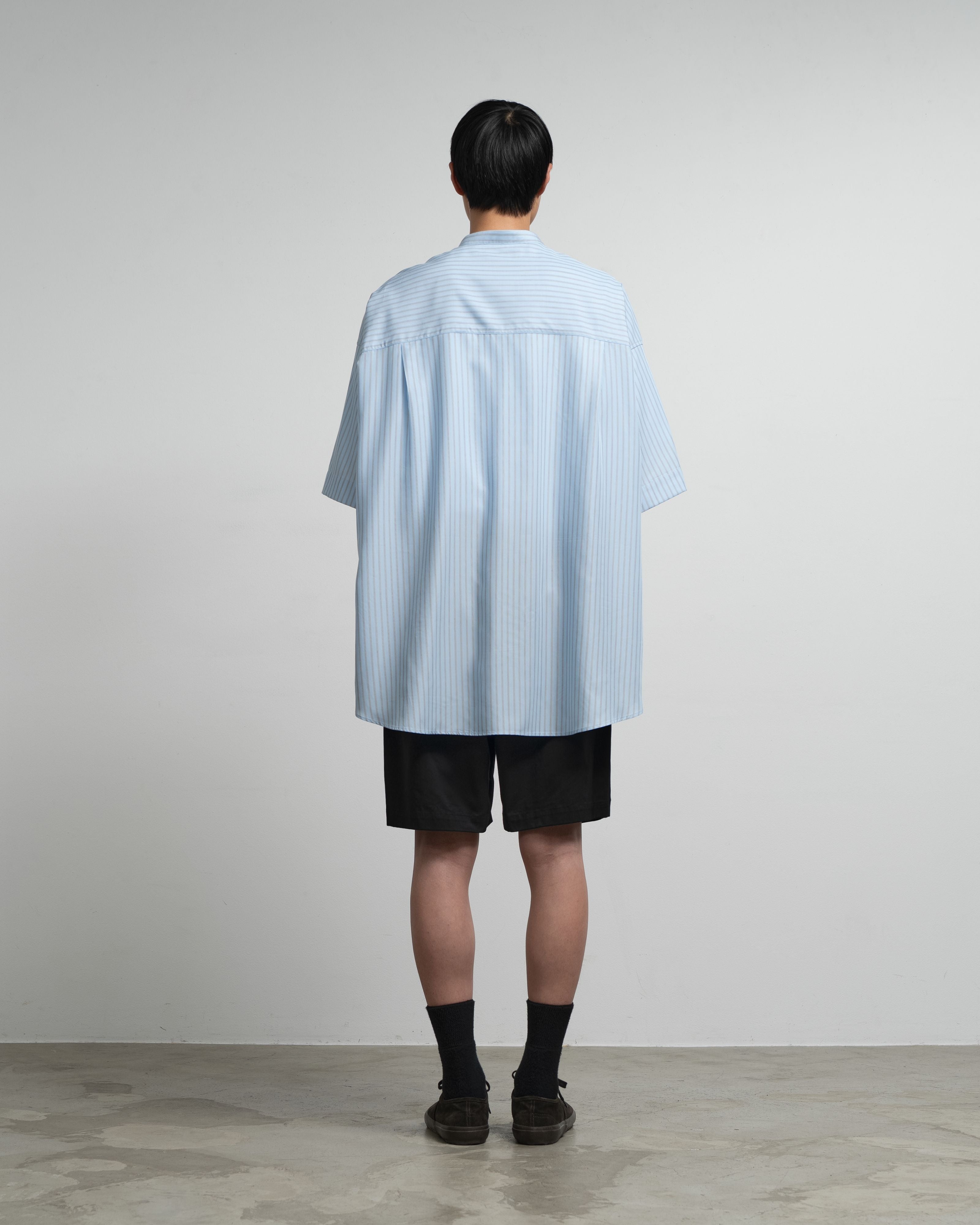 【6/6(土)発売】SIDOGRAS S/S Oversized Band Collar Shirt