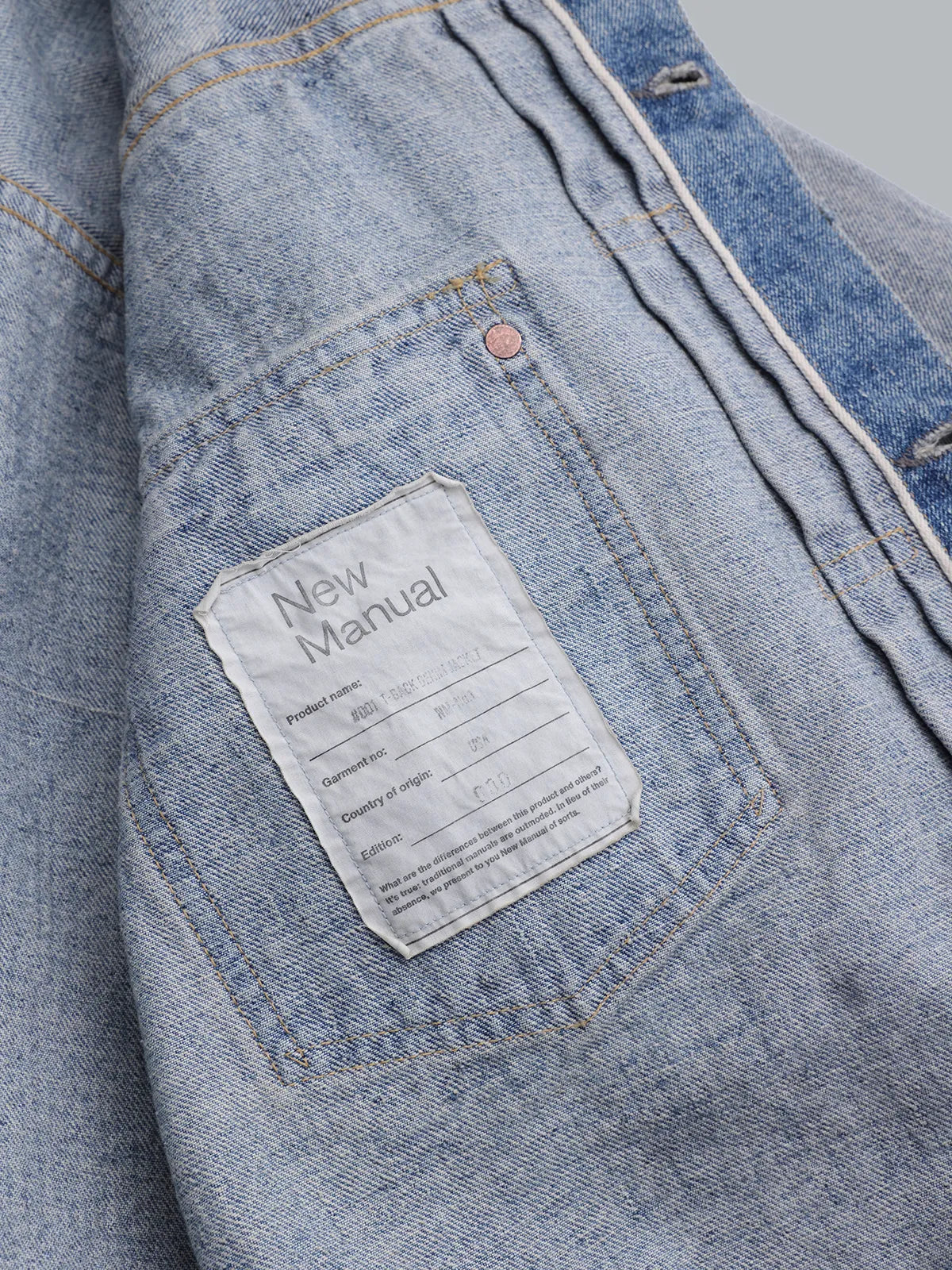 【10/23(金)発売】T-BACK DENIM JACKET