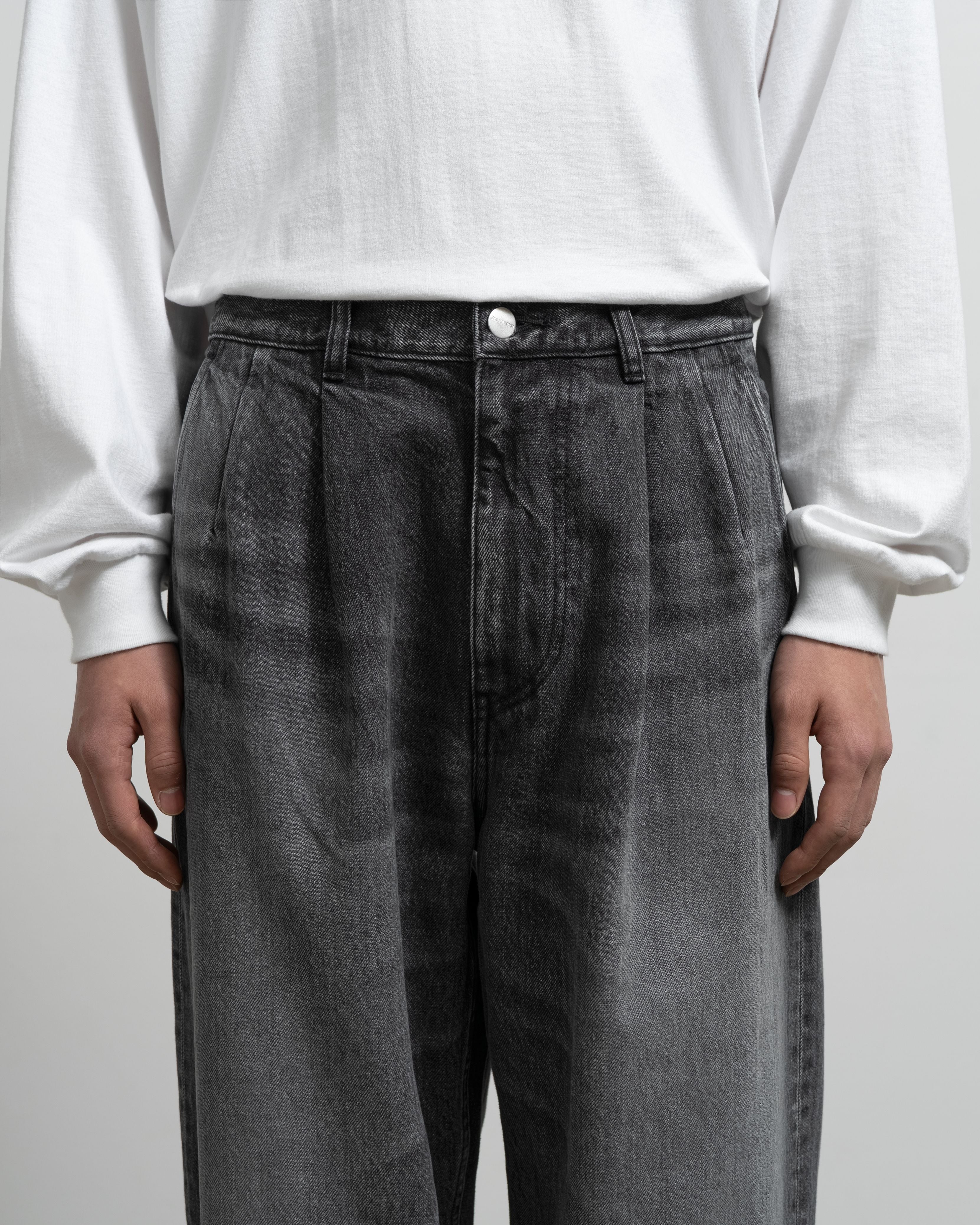 【7/25(土)発売】Selvage Denim Two Tuck Tapered Pants -LIGHT FADE-