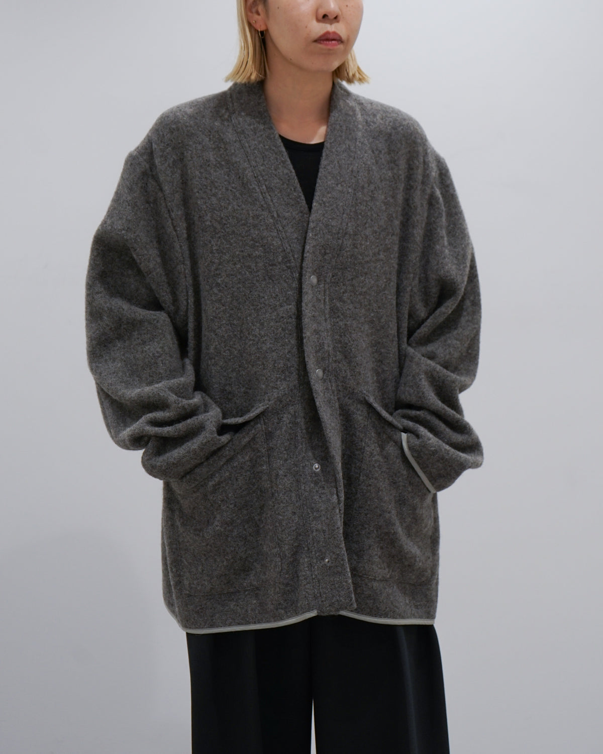 SNAP BUTTON BLOUSON B