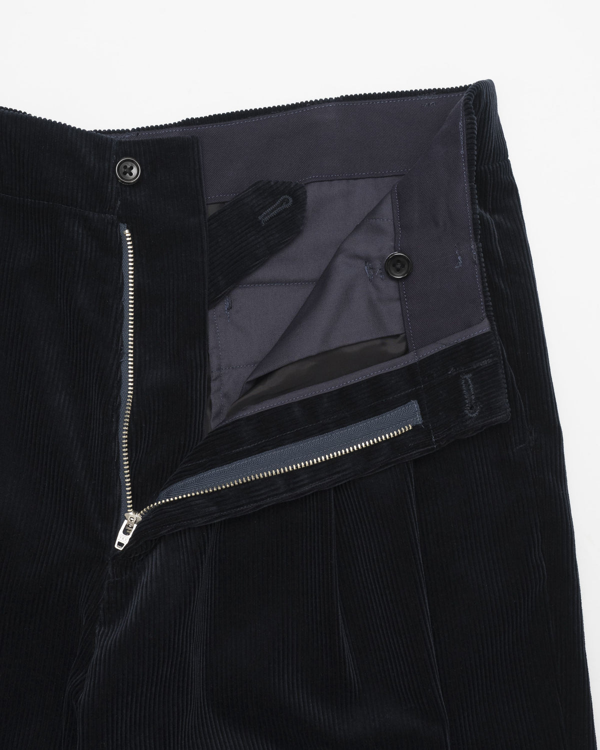 【10/10(土)発売】Suvin Corduroy Wide Straight Trousers