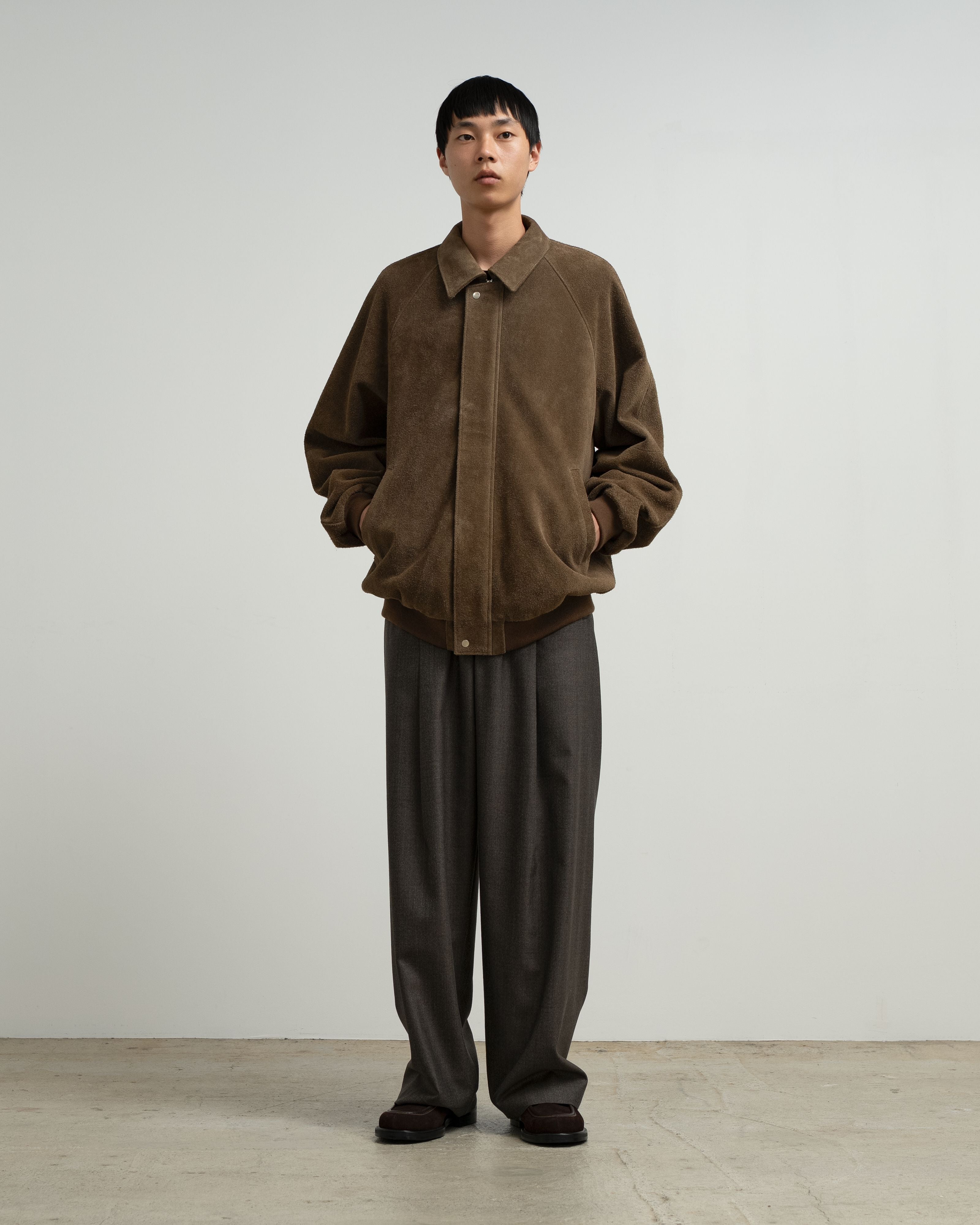 【8/29(土)発売】Hairy Suede Raglan Blouson