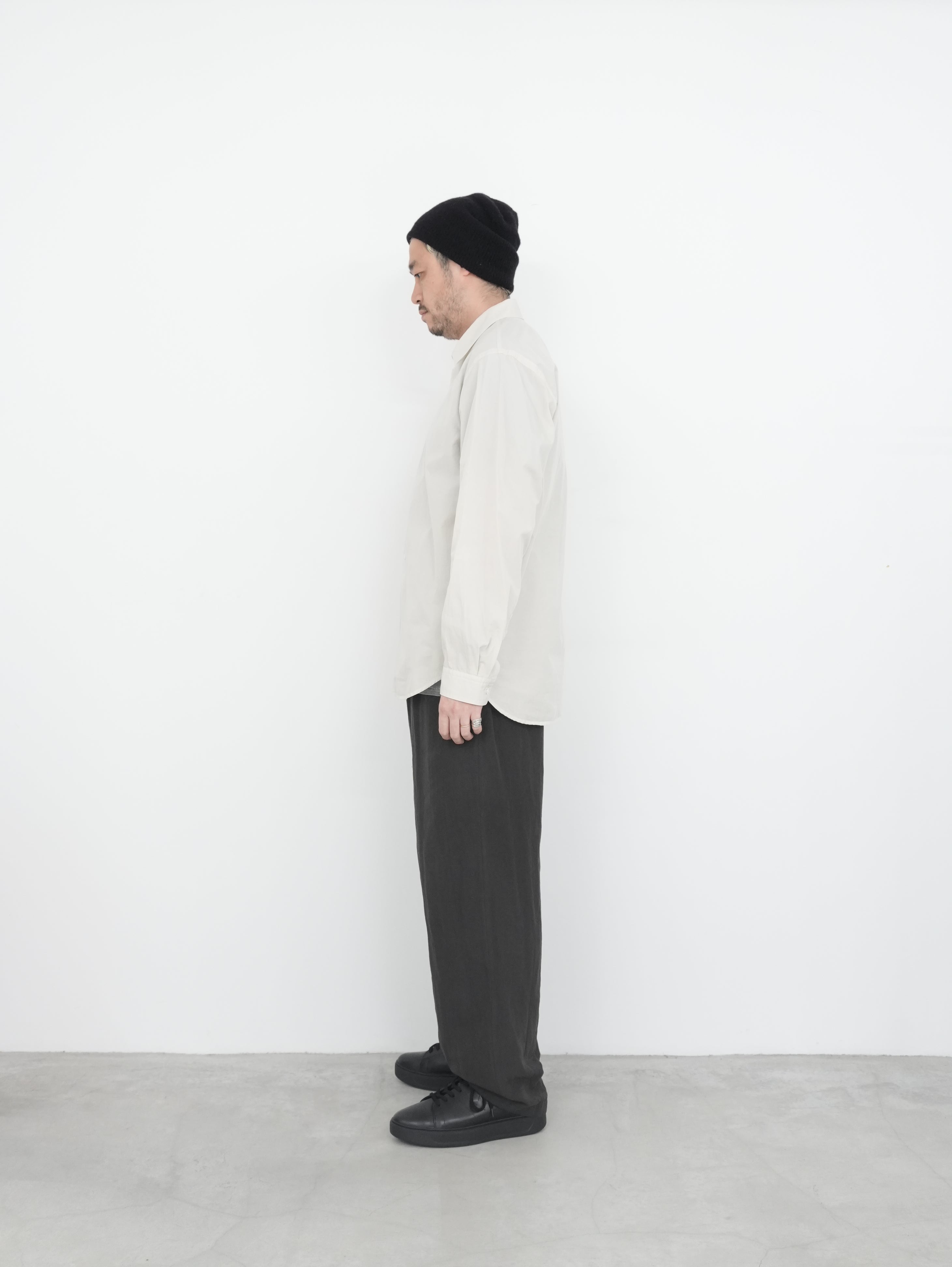 SHRINK COTTON LAWN OVERSIZED SHIRT