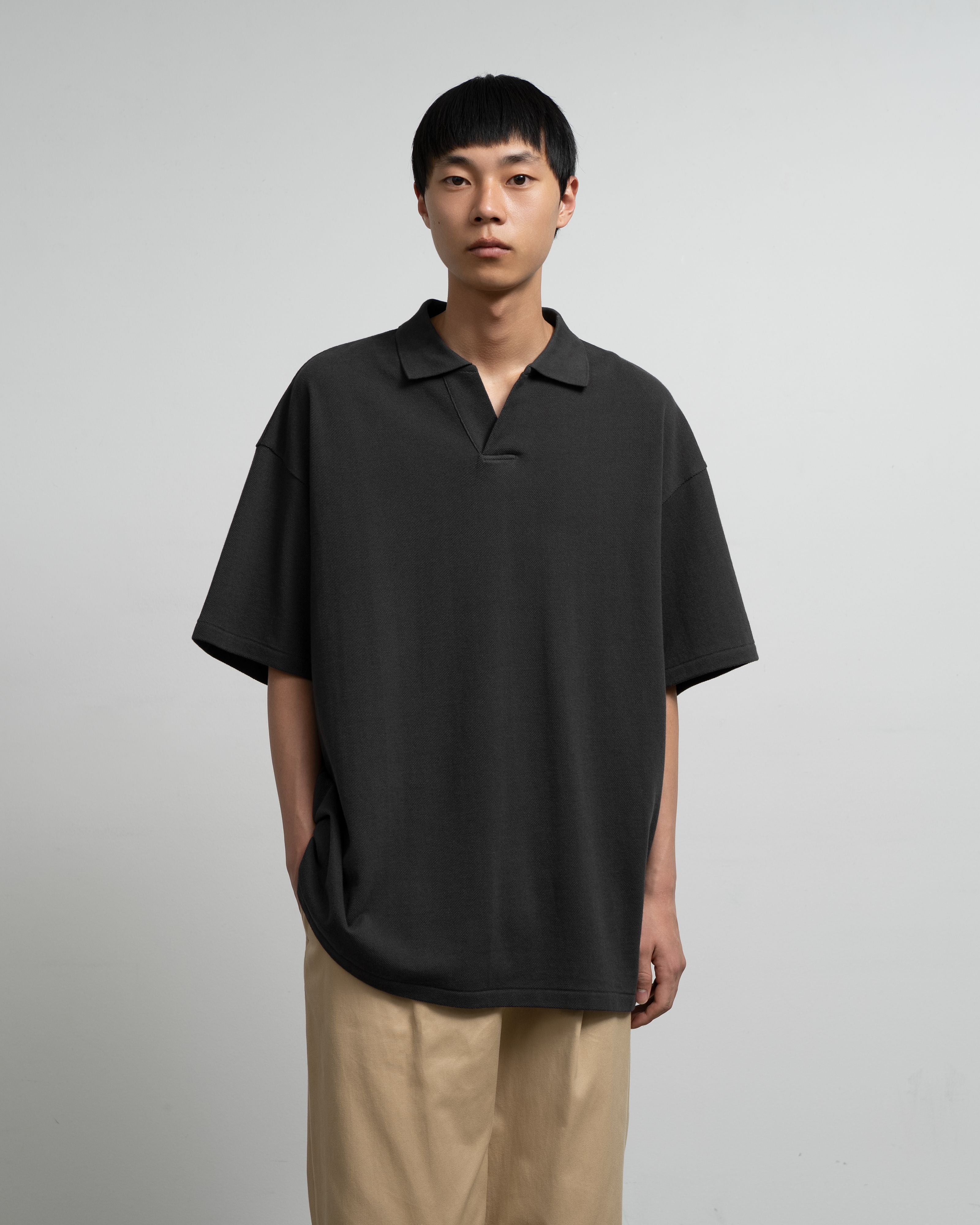【美品】 SEEALL OVERSIZED SKIPPER POLO ポロシャツ SEEALL「OVERSIZED SKIPPER POLO」new arrivals