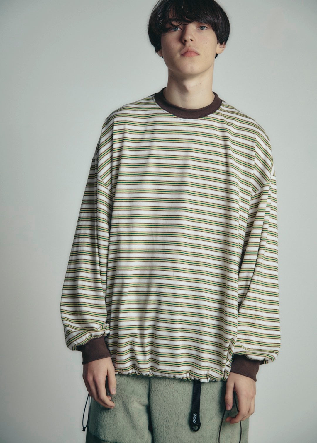 【7/18発売】Balloon Border Long-sleeve T-Shirt