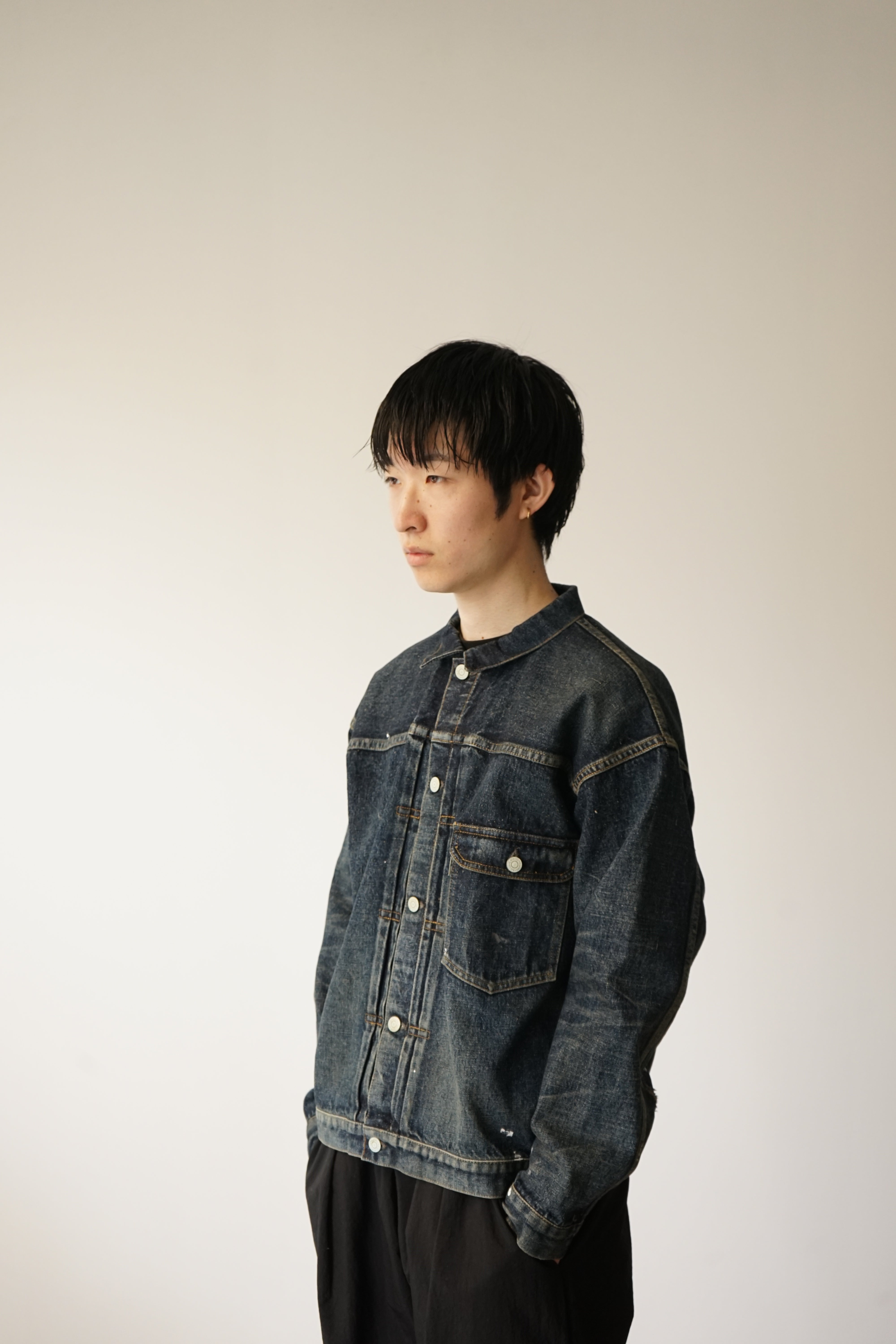 【3/14発売】#001 T-BACK DENIM JACKET