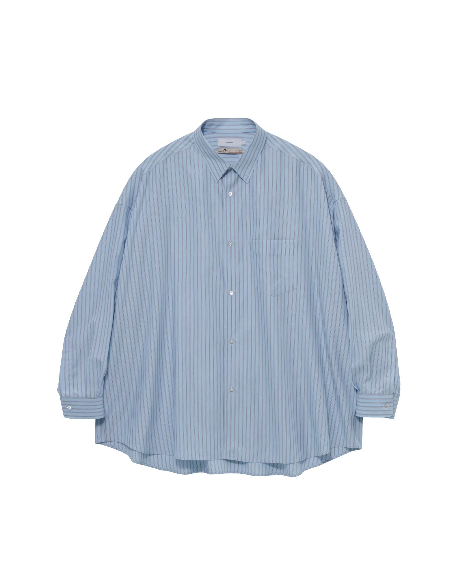 【6/6(土)発売】SIDOGRAS L/S Oversized Regular Collar Shirt