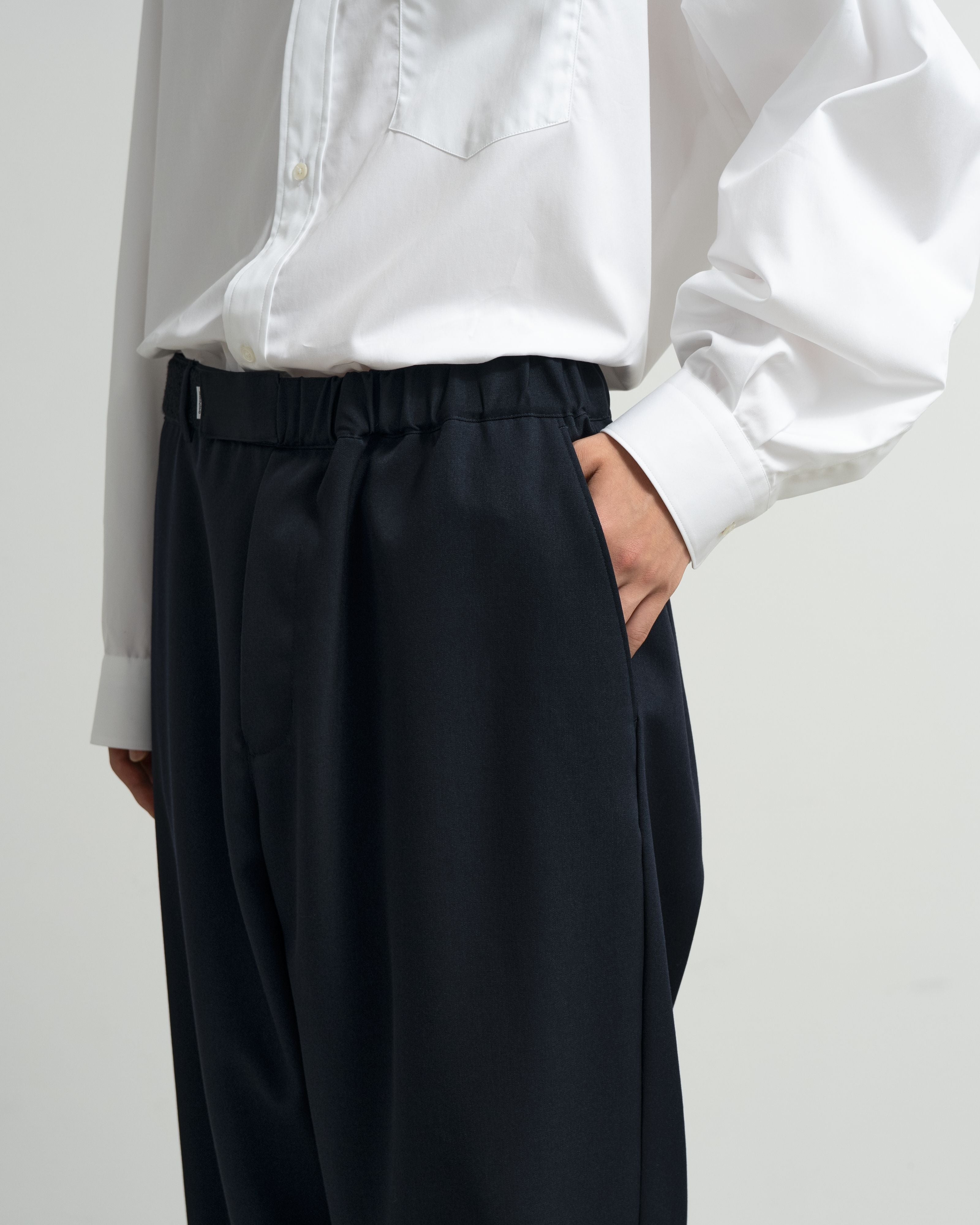 Graphpaper MEN 【8/22(土)発売】Scale Off Wool Wide Tapered Chef Pants