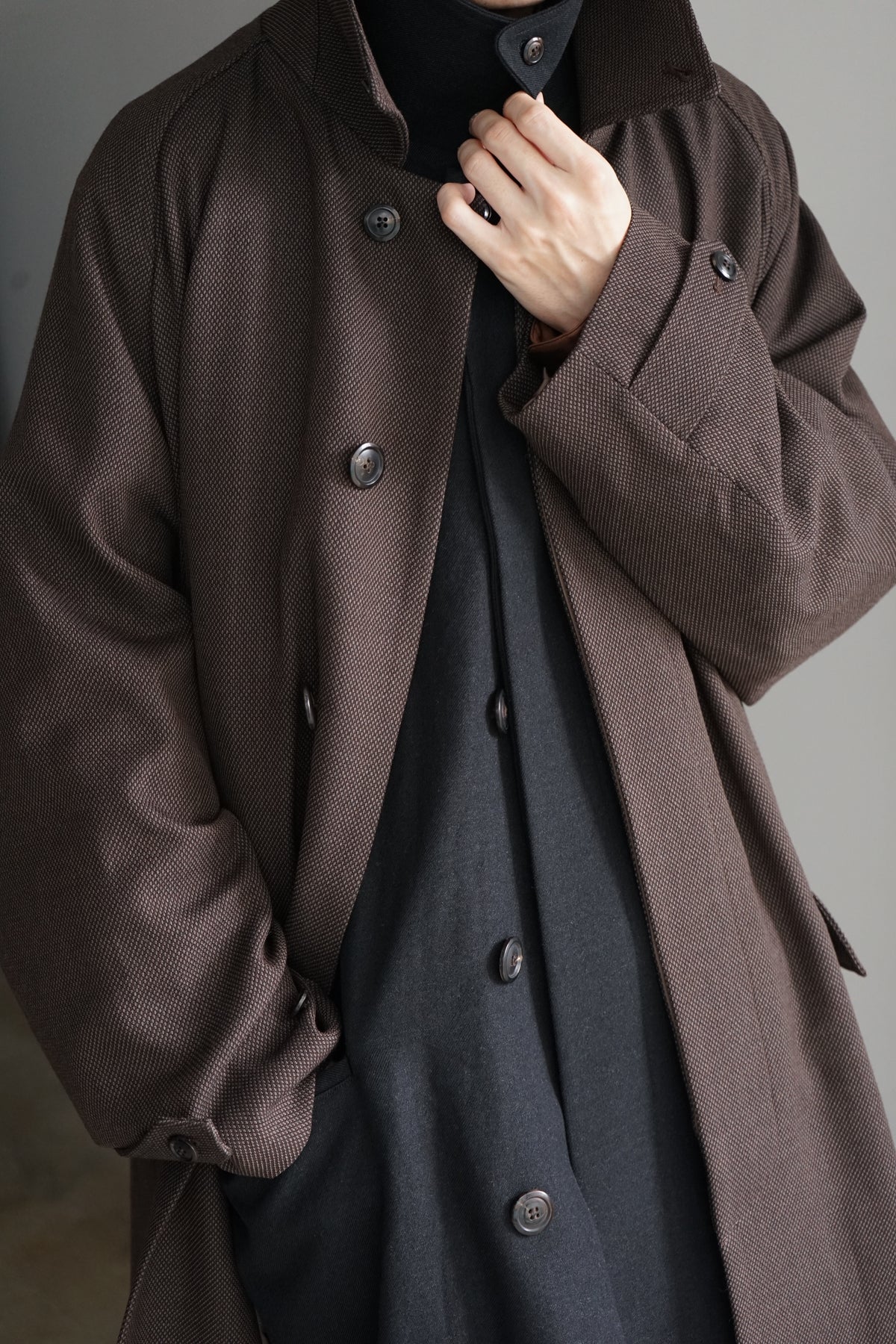 【9/21(月)発売】stirwise別注TUMBLD WOOL SERGE RAGLAN SLEEVES COAT TUMBLD WOOL SERGE