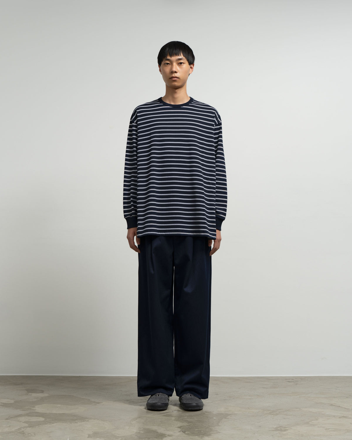 Tri Spun Border L/S Tee