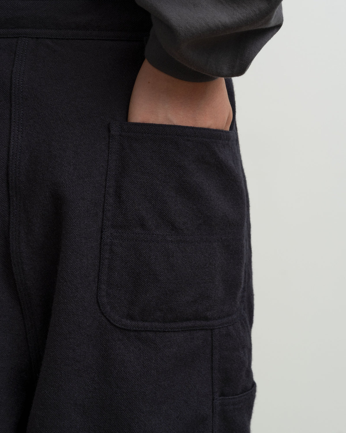 【10/10(土)発売】SANMONT for Graphpaper Wool Twill Belted Pants