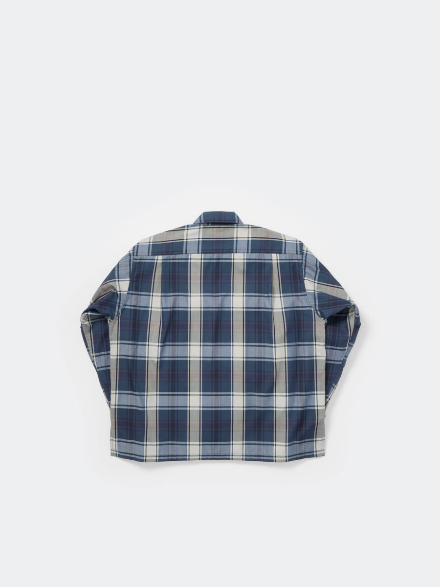 【7/25(土)発売】TECH SPORTS OPEN COLLAR SHIRT L/S BIG TARTAN