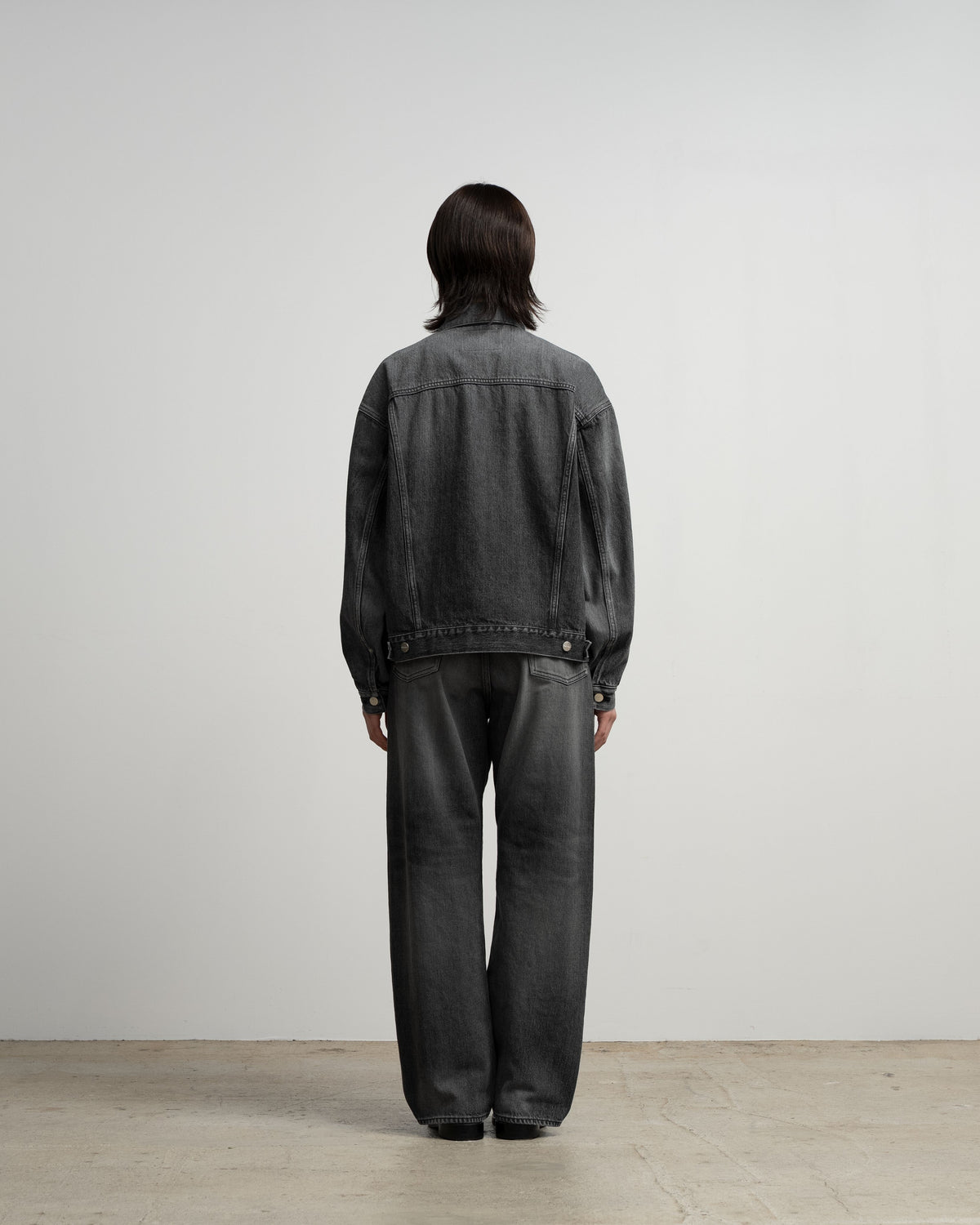 Selvage Denim Trucker Jacket -LIGHT FADE-