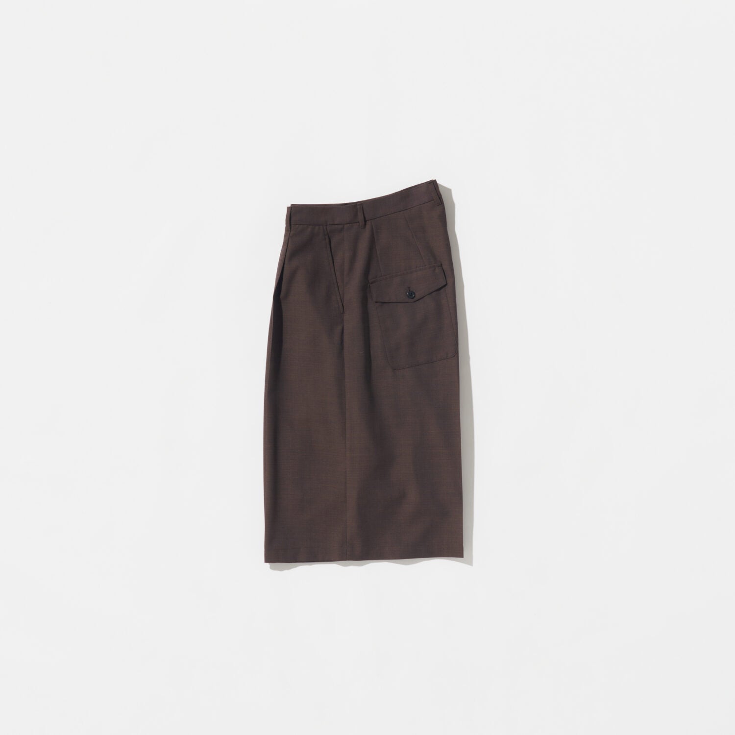 TUCK WIDE SHORTS C