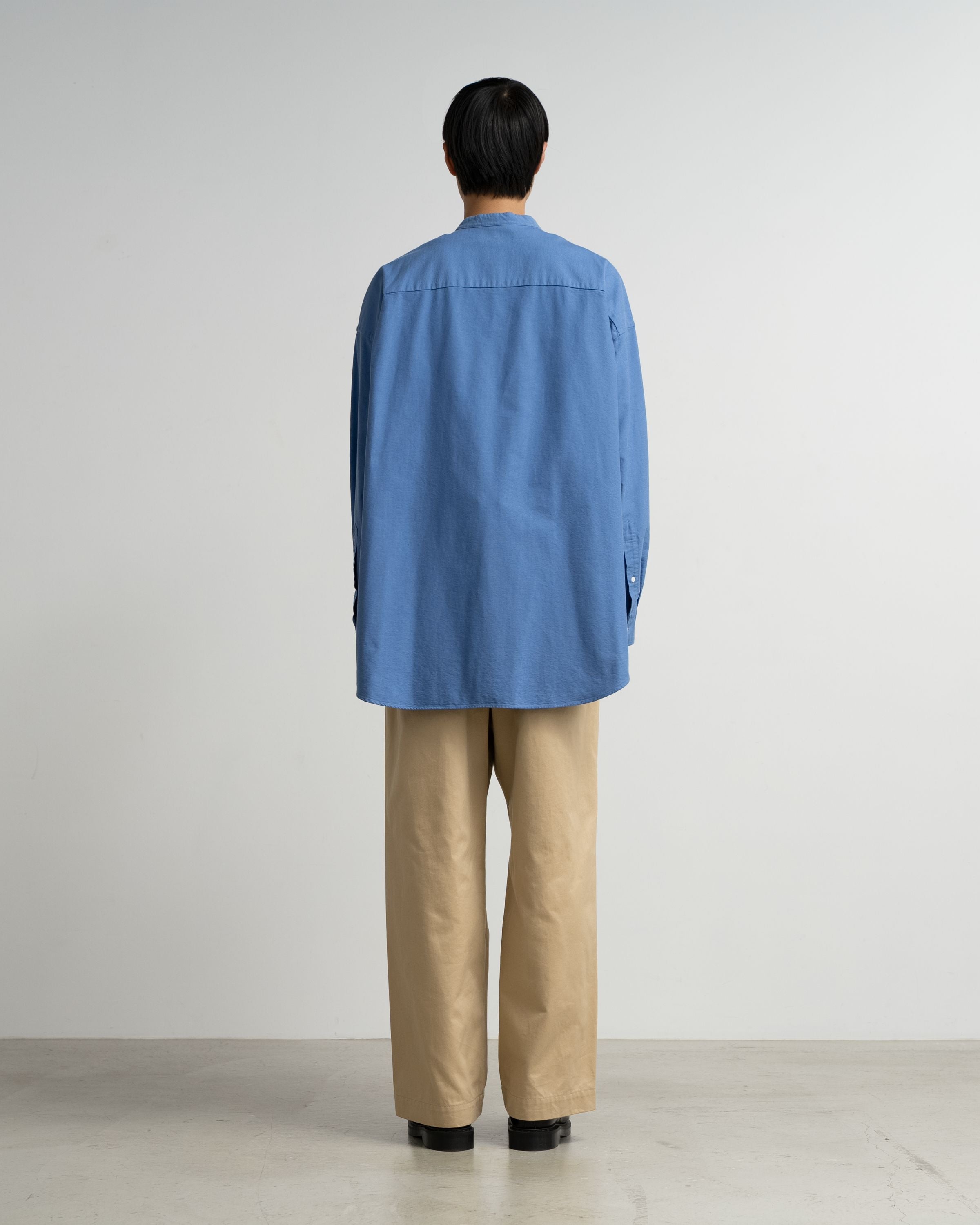 【8/1(土)発売】Oxford L/S Oversized Band Collar Shirt