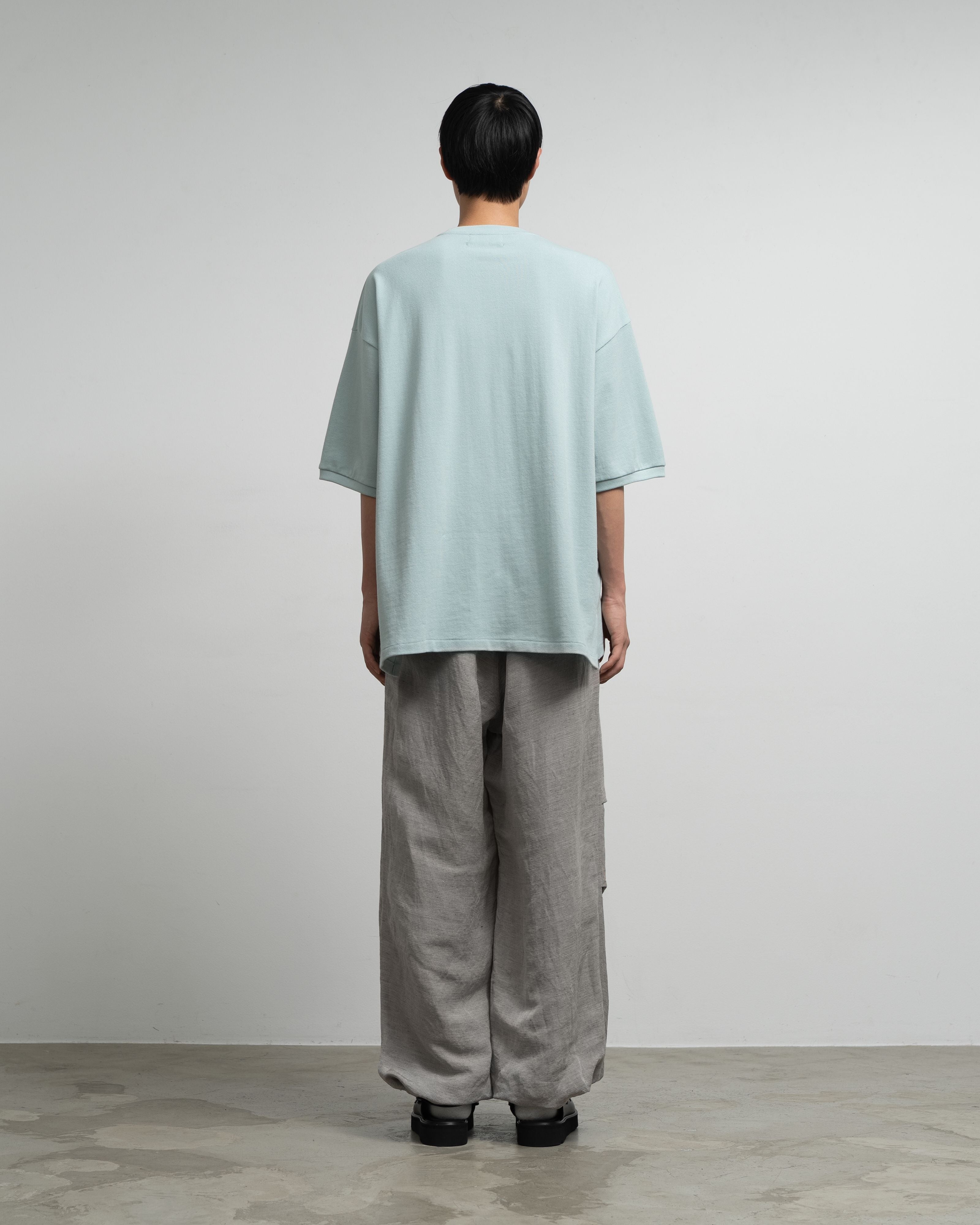 【4/11(土)発売】Cotton Pique Jersey Crew Neck Tee