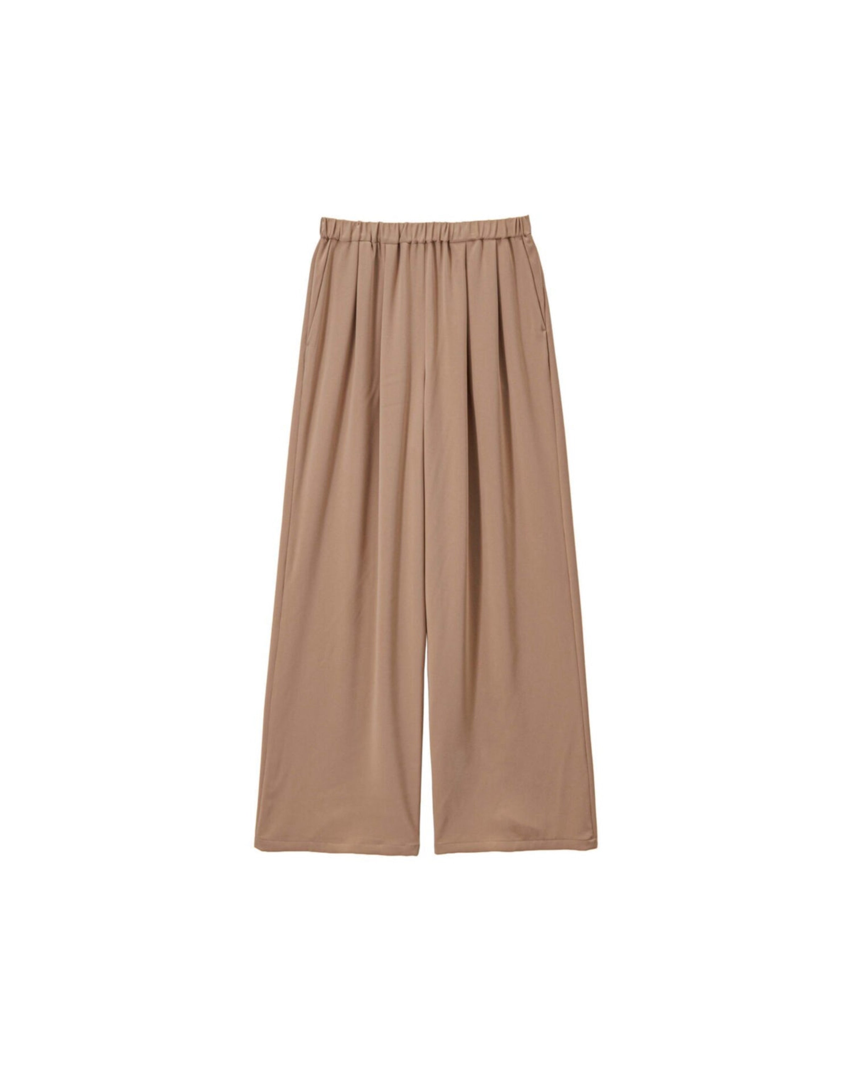 Satin Easy Wide Pants-COLLECTION-