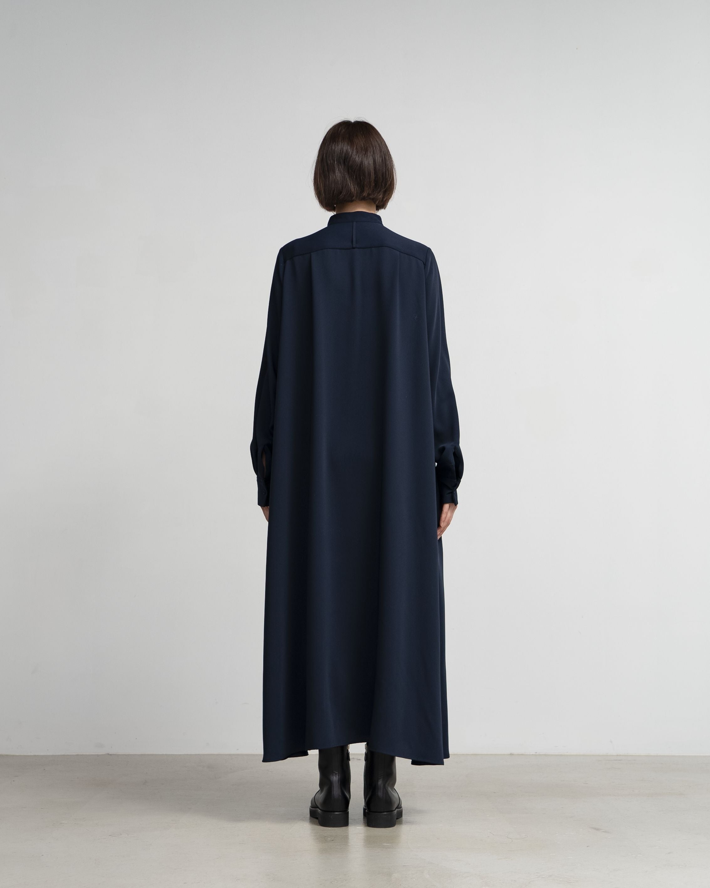 【7/11(土)発売】Satin Band Collar Dress