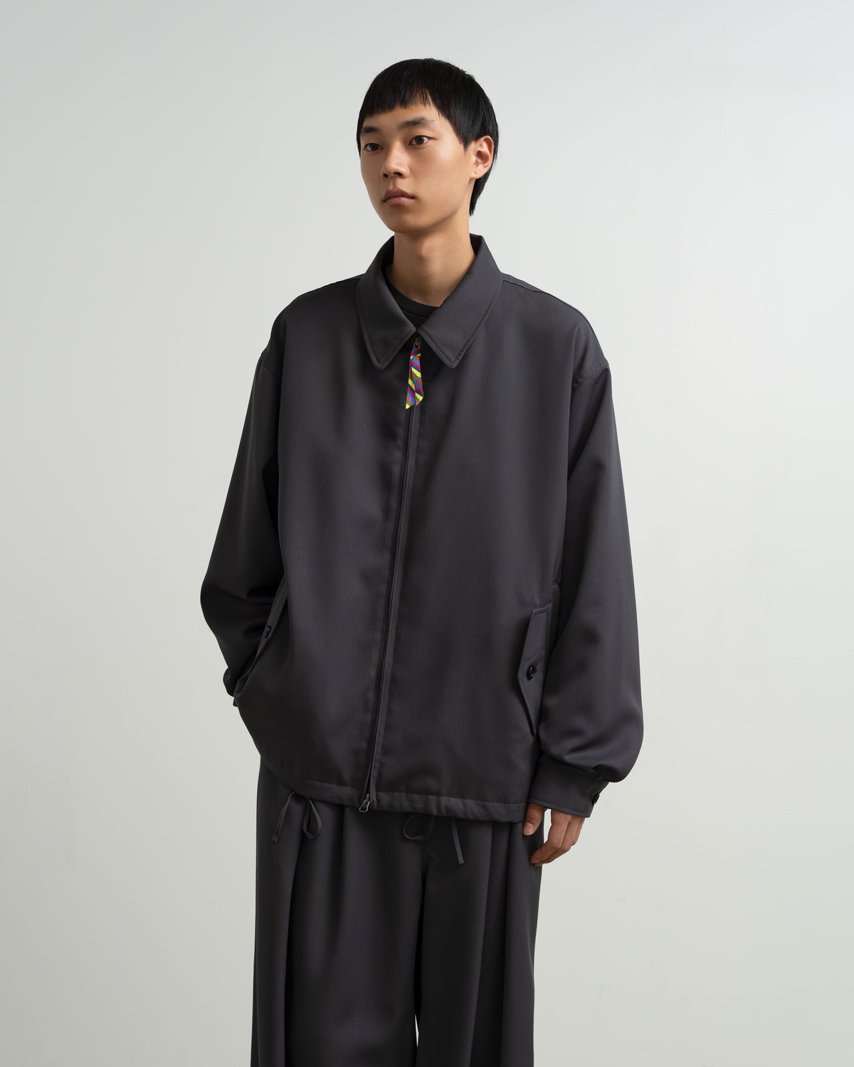 【9/26(土)発売】Graphpaper for is-ness Scale off Wool Harrington Jacket (非公開リンク)