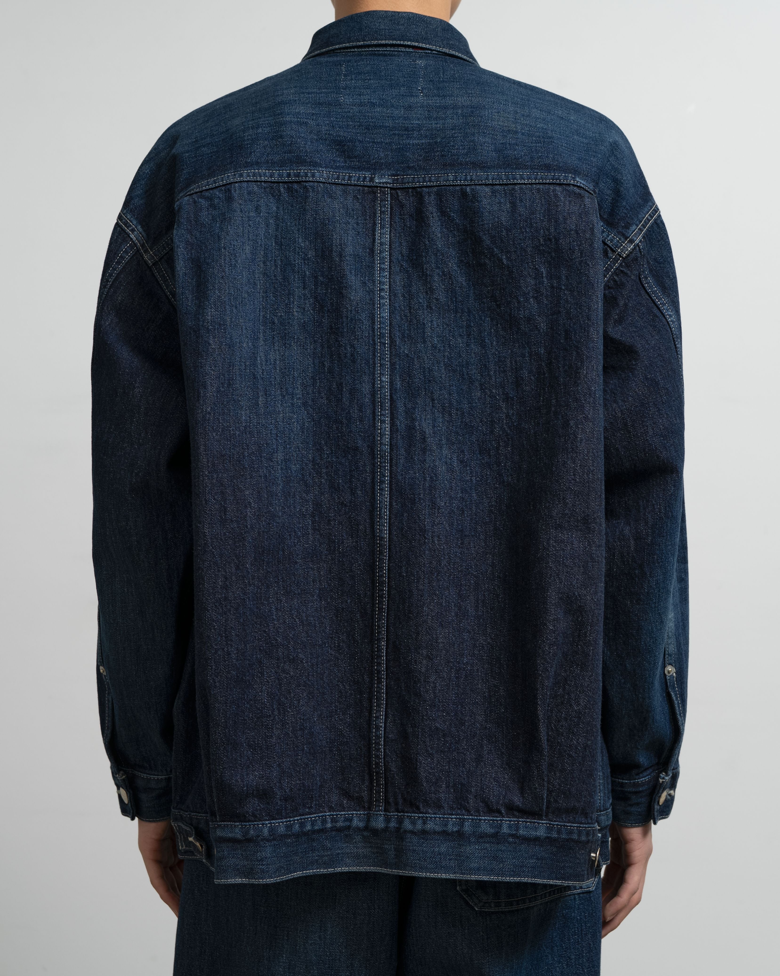 Selvage Denim Jacket -DARK FADE-