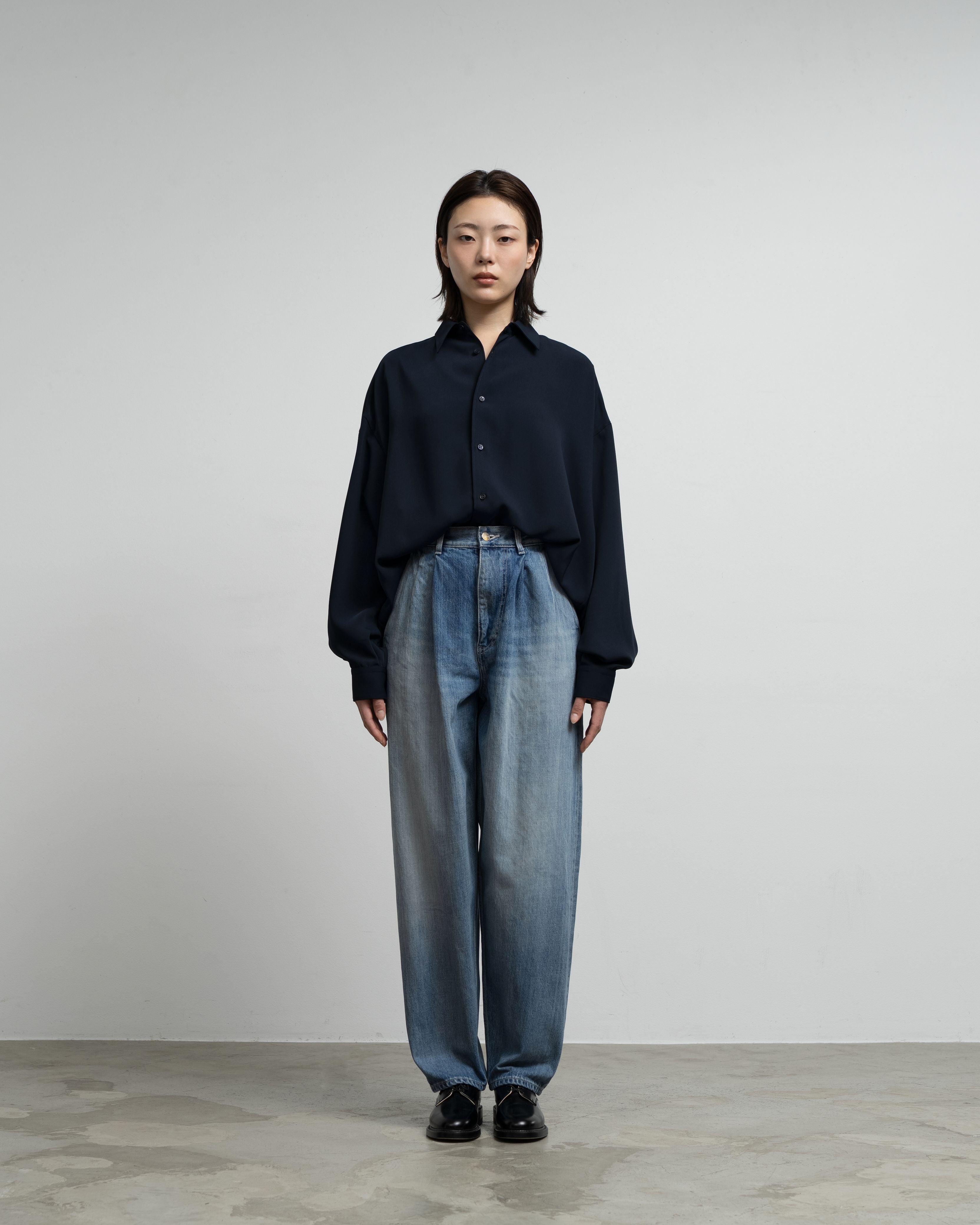 【7/25(土)発売】Selvage Denim Two Tuck Tapered Pants -LIGHT FADE-