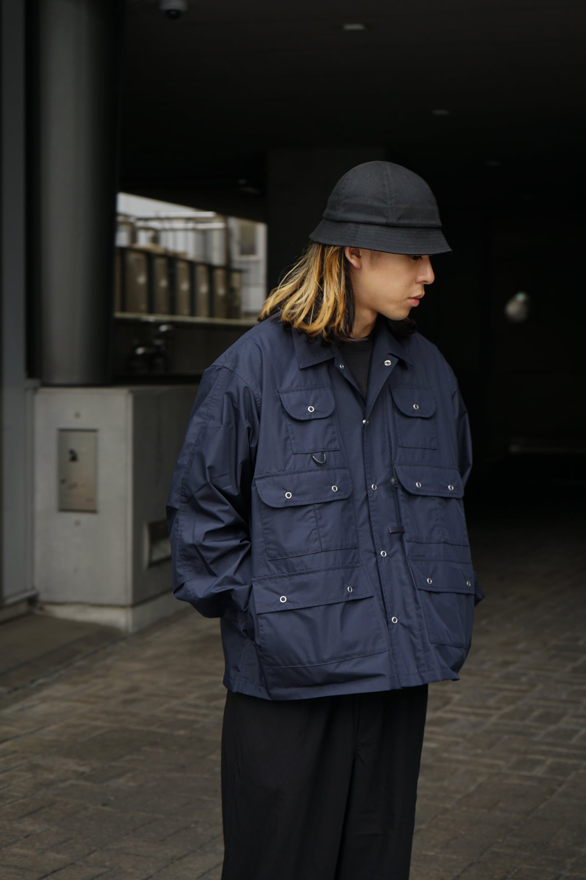 TECH MULTI FISHING POCKET SHIRT L/S SOLID