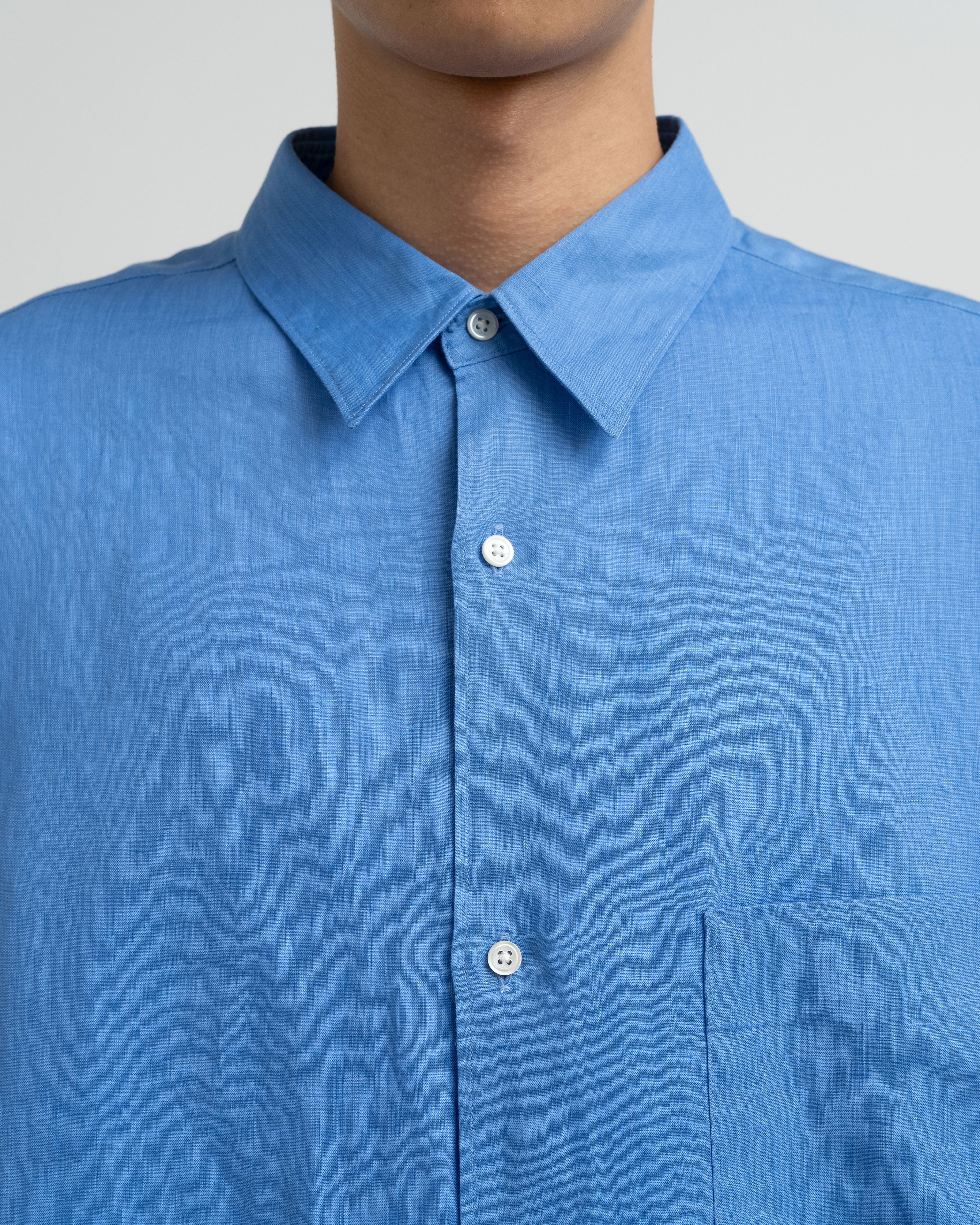 【6/20(土)発売】Linen L/S Oversized Regular Collar Shirt