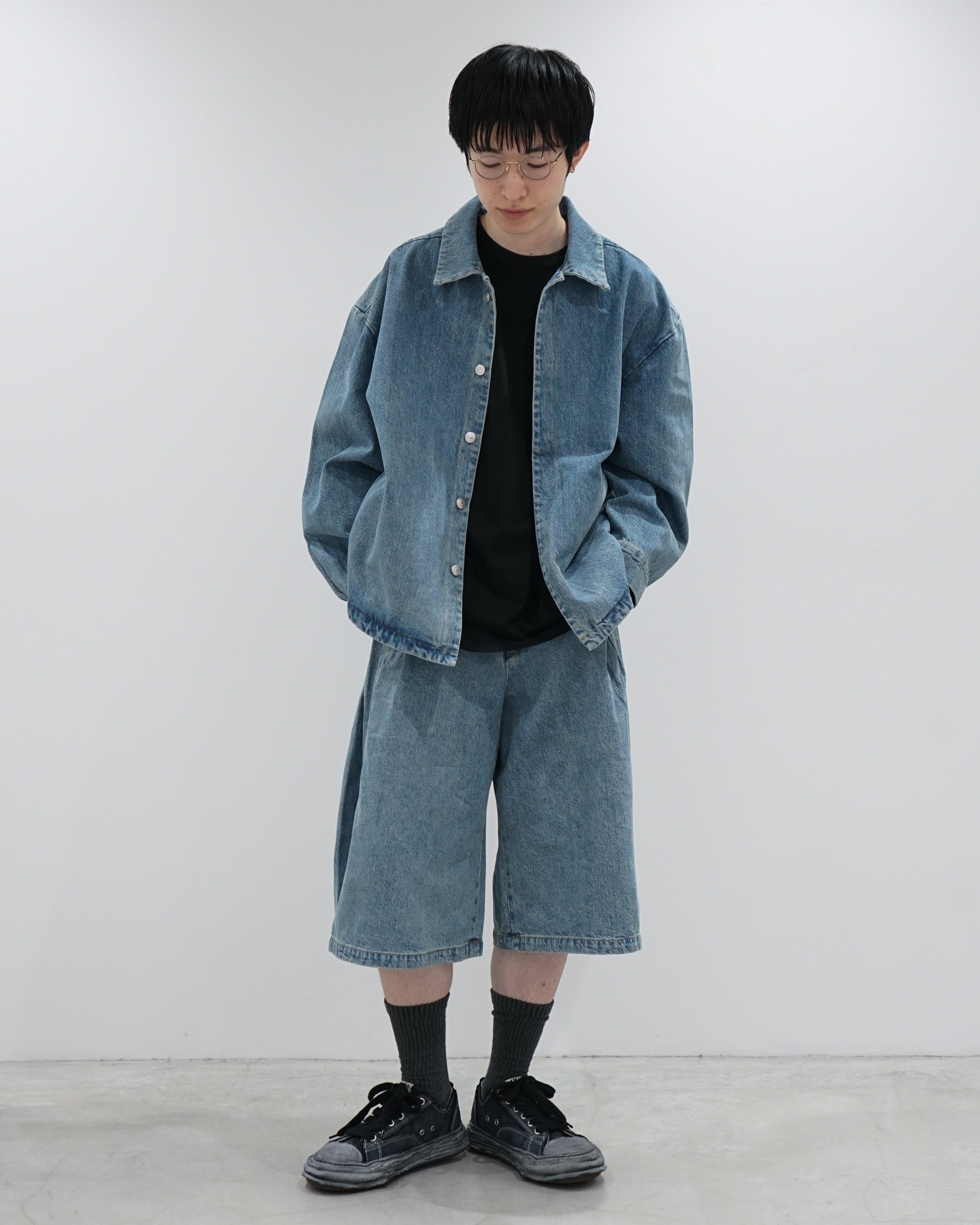 DENIM 410 BERMUDA JORTS / vintage tide blue wash