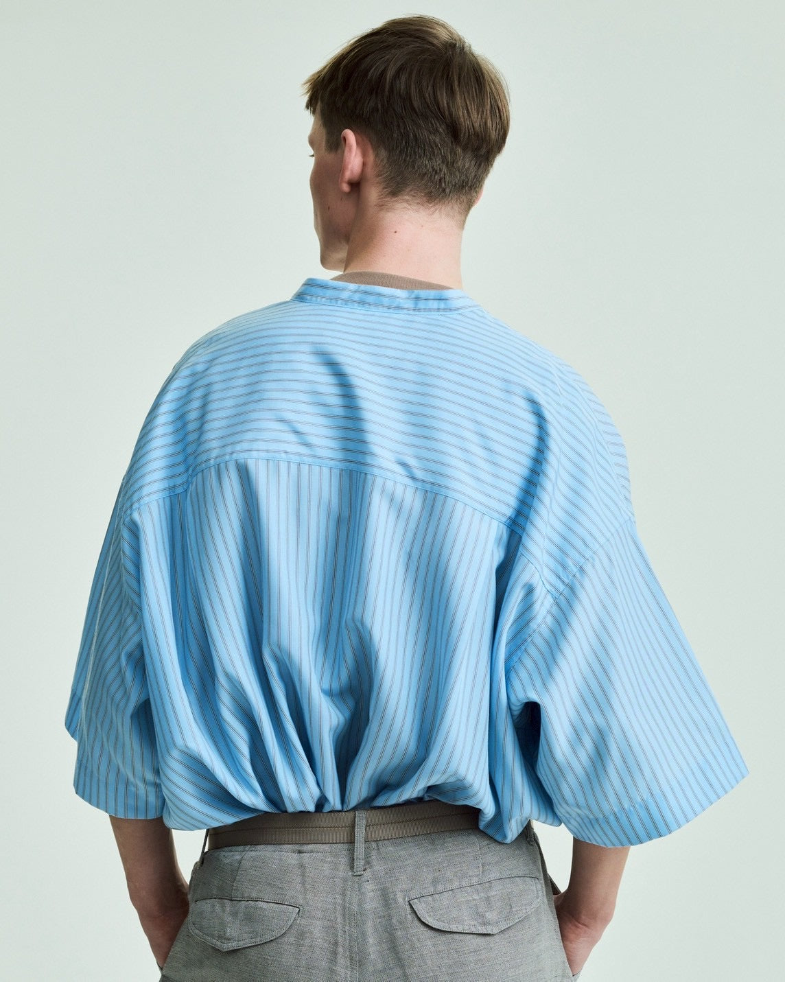 【6/6(土)発売】SIDOGRAS S/S Oversized Band Collar Shirt