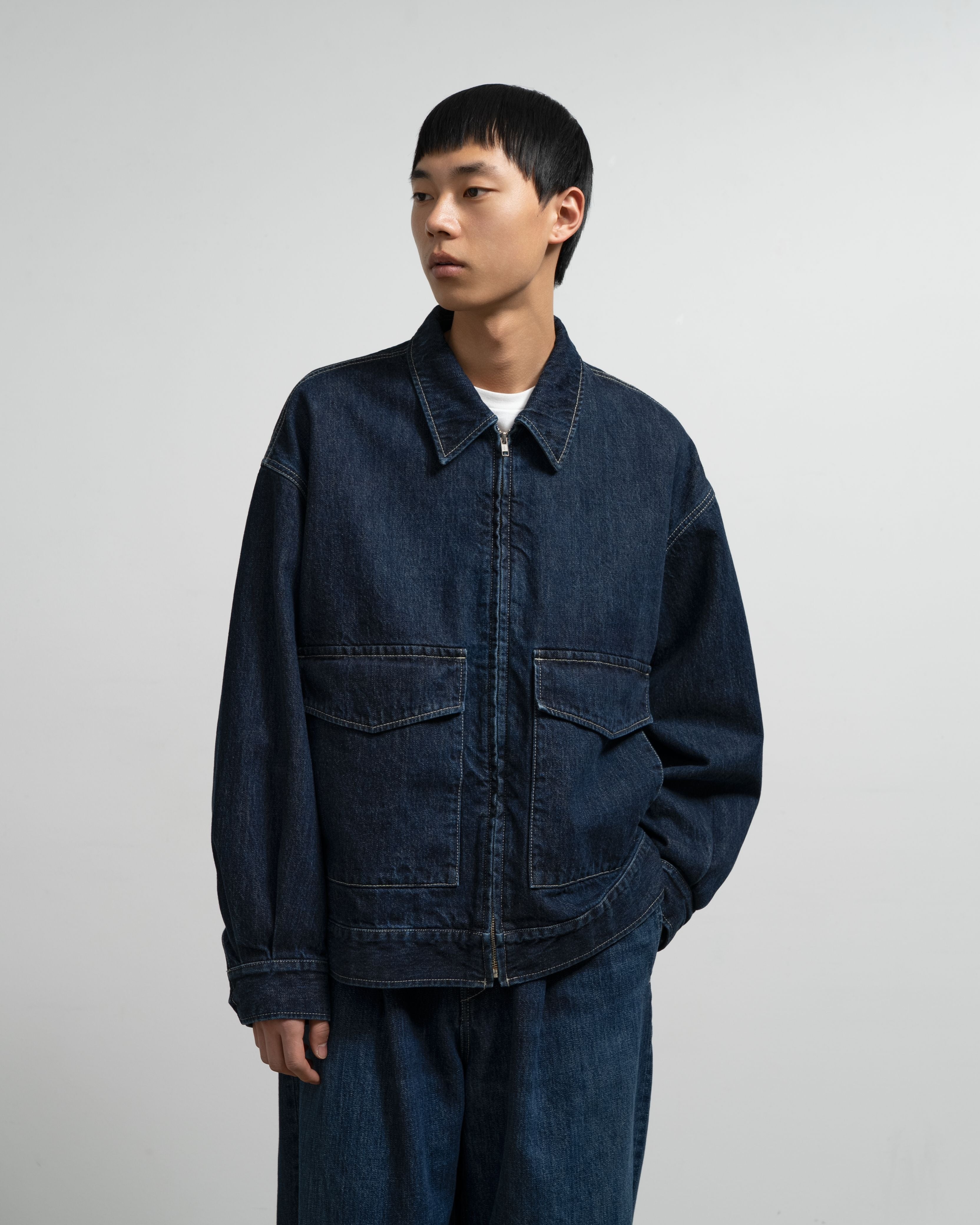 【7/25(土)発売】Selvage Denim Zip Jacket -DARK FADE-