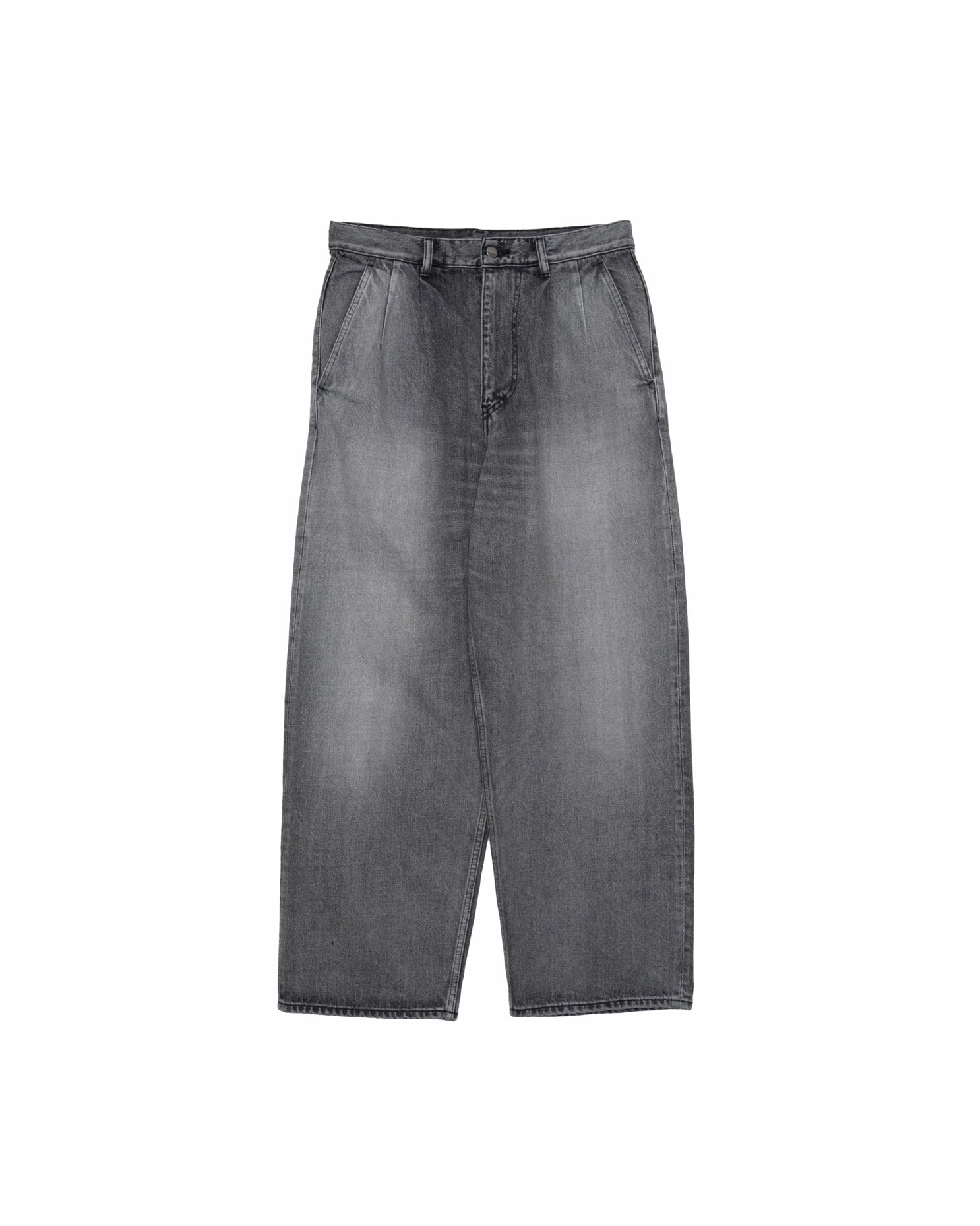 Selvage Denim Two Tuck Pants(LIGHT FADE)