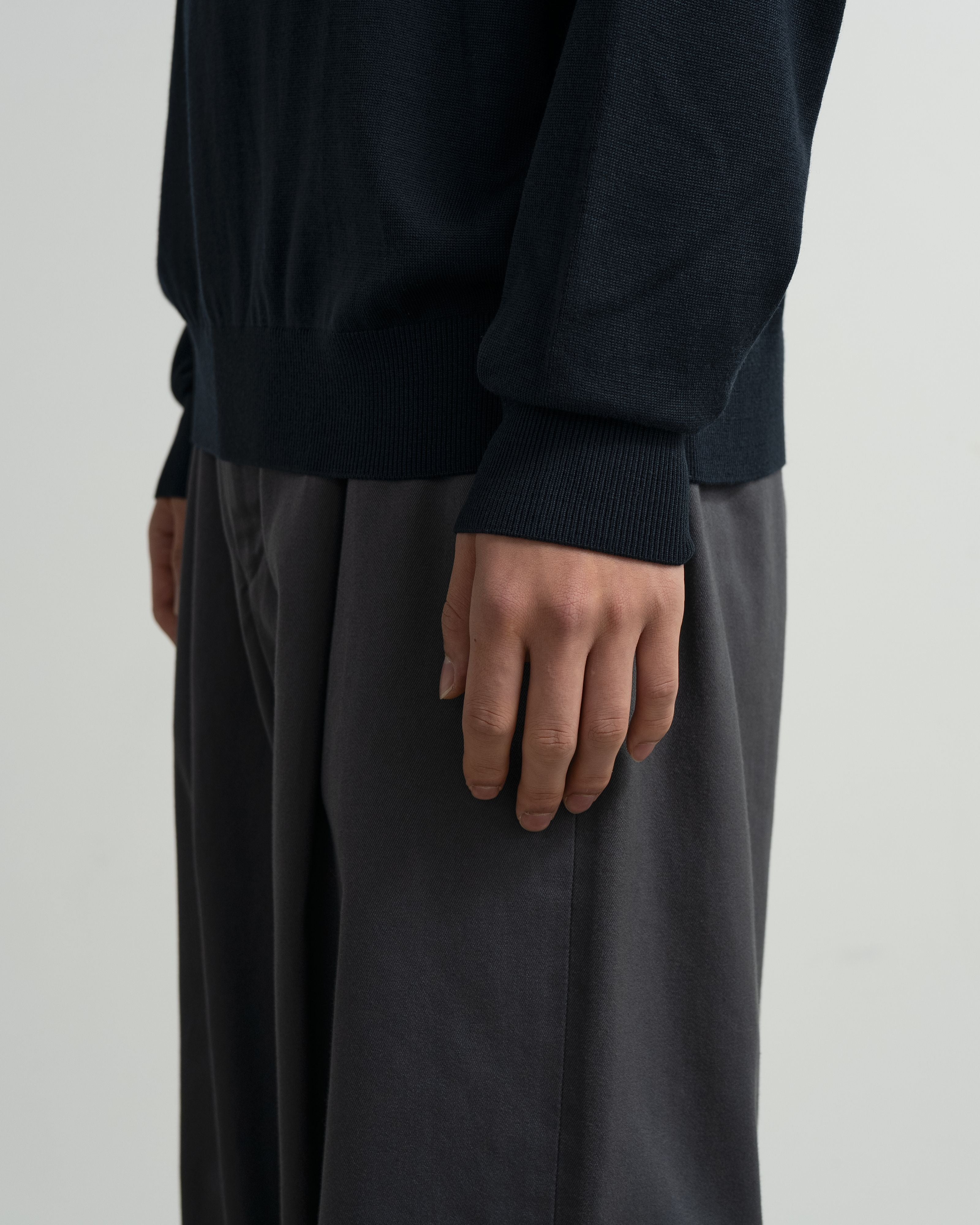 【9/5(土)発売】High Gauge L/S Oversized Crew Neck Knit (basic)