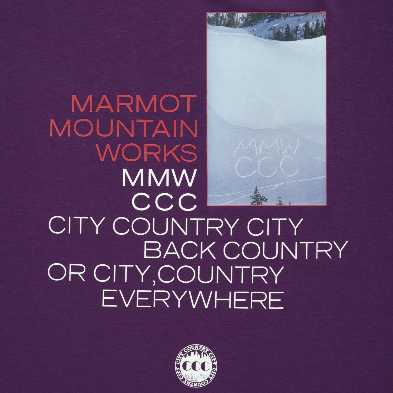 CITY COUNTRY CITYx MARMOT_MMWCCC L/S  T-SHIRT_MMWCCC