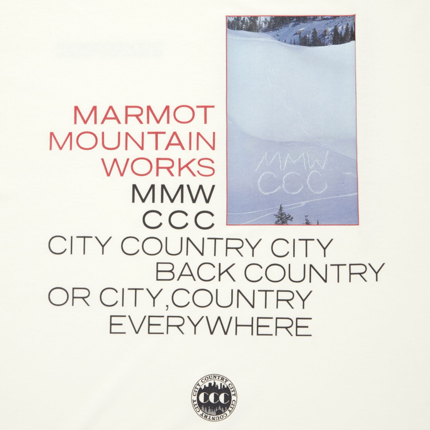 CITY COUNTRY CITYx MARMOT_MMWCCC L/S  T-SHIRT_MMWCCC