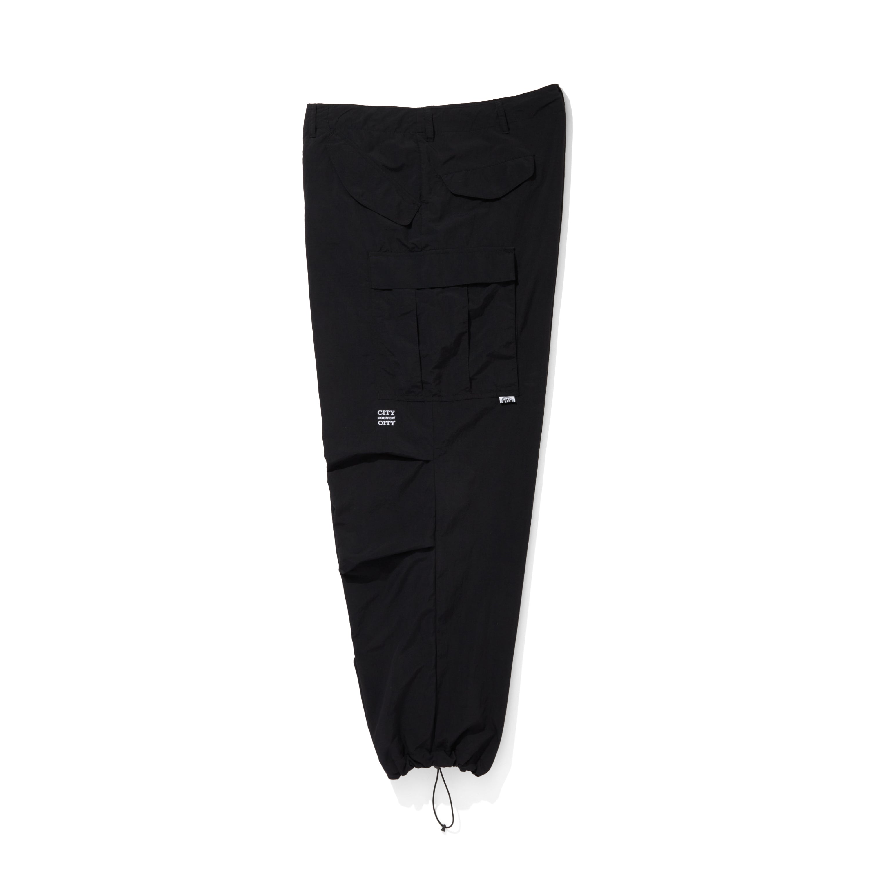 TASLAN NYLON  OVER SIZE PANTS